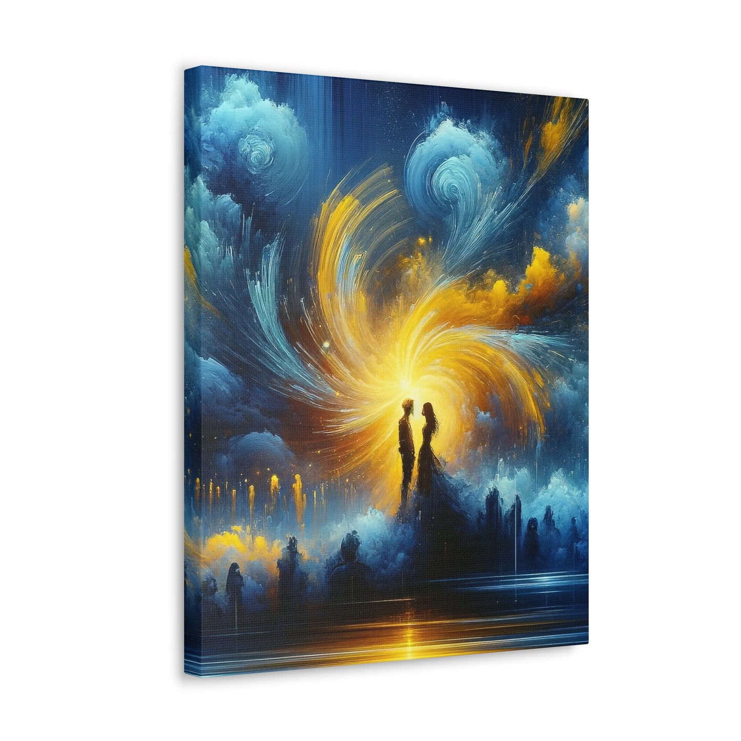 Blue And Yellow - Inspired Canvas Art by The Used