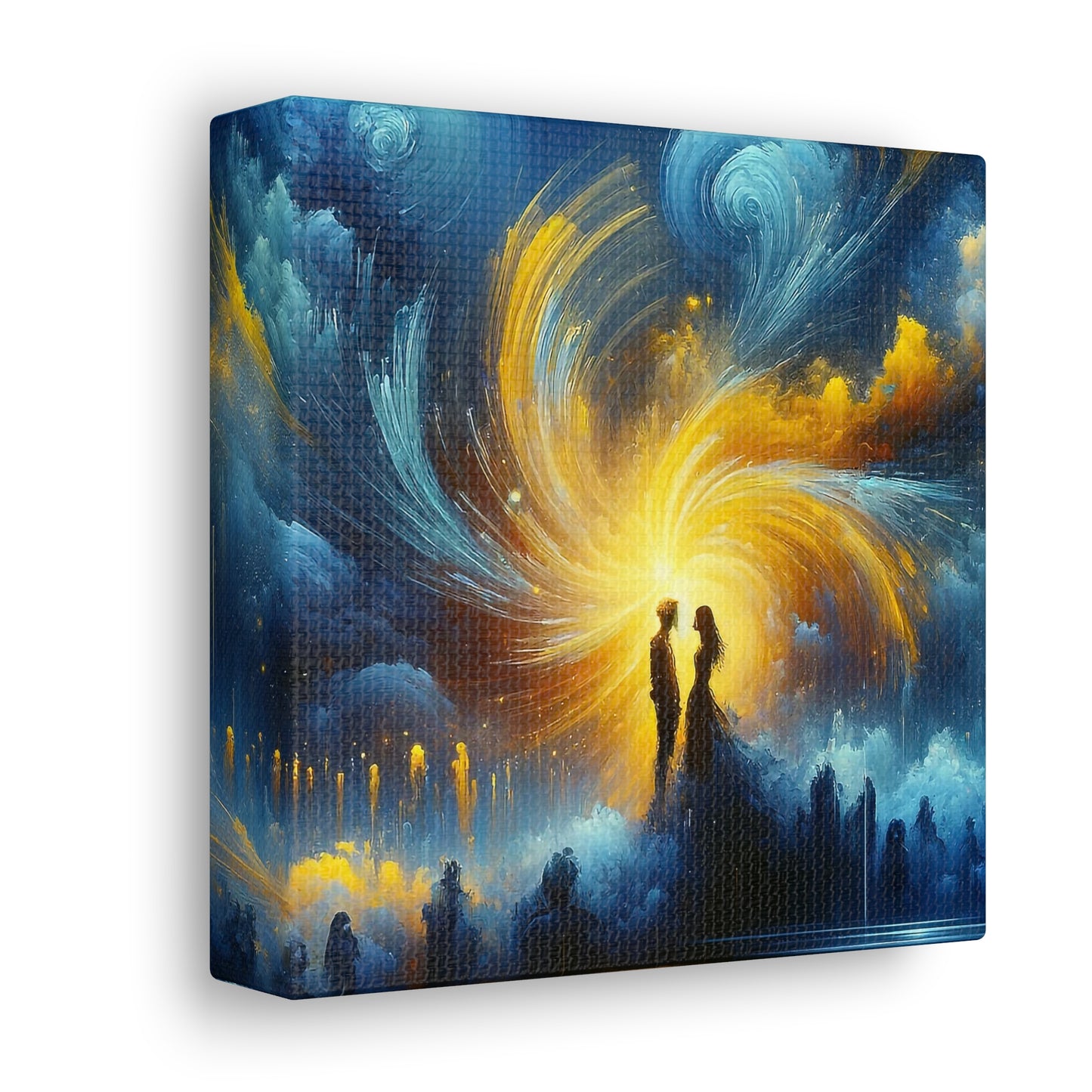 Blue And Yellow - Inspired Canvas Art by The Used