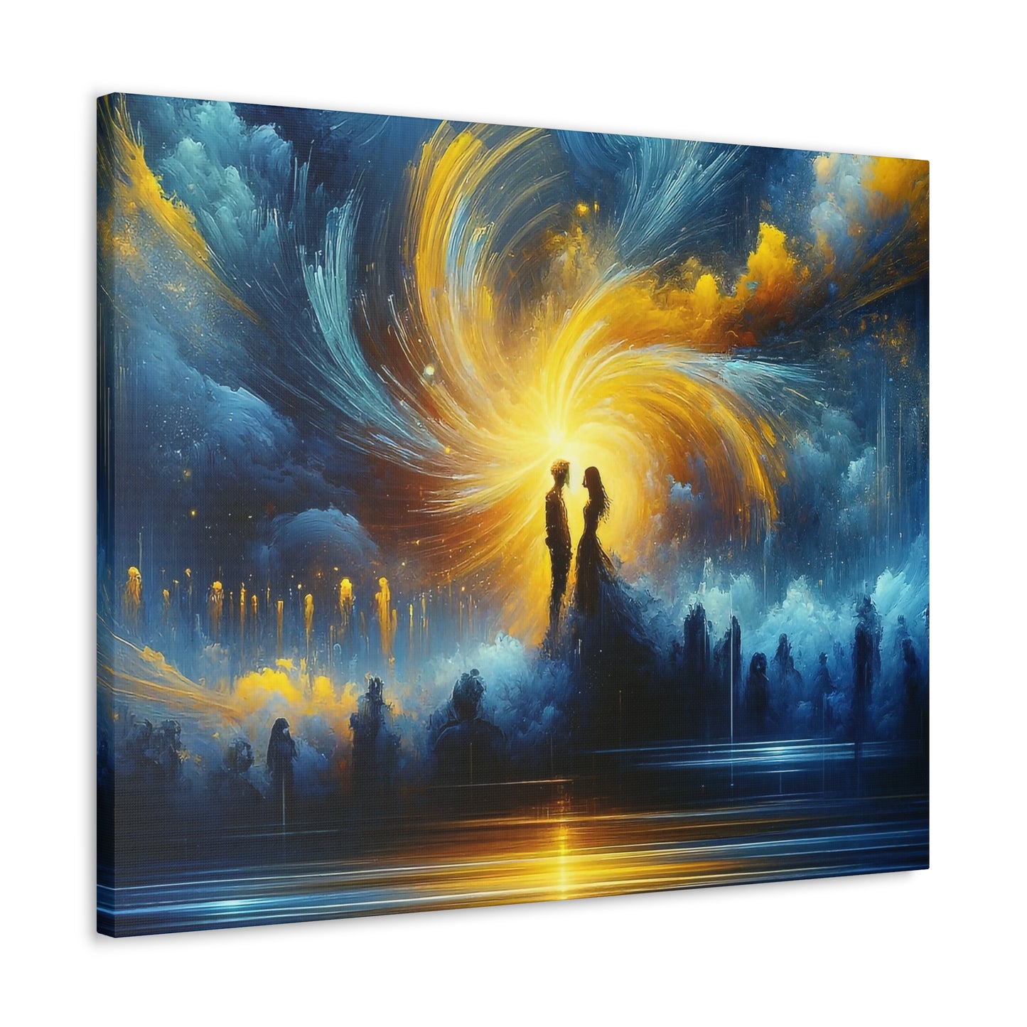 Blue And Yellow - Inspired Canvas Art by The Used