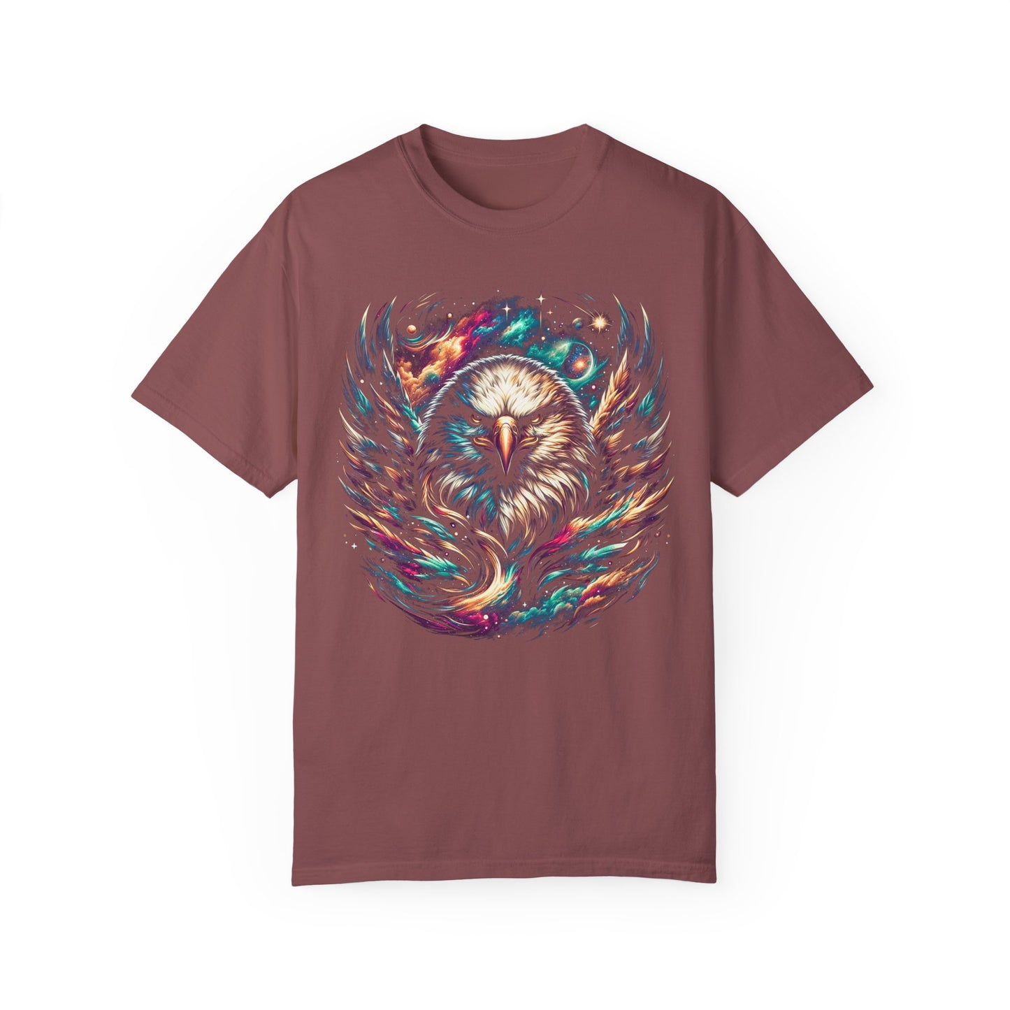 Galactic Eagle Vision T-Shirt - Unisex Soft Cotton Tee with Durable Stitching