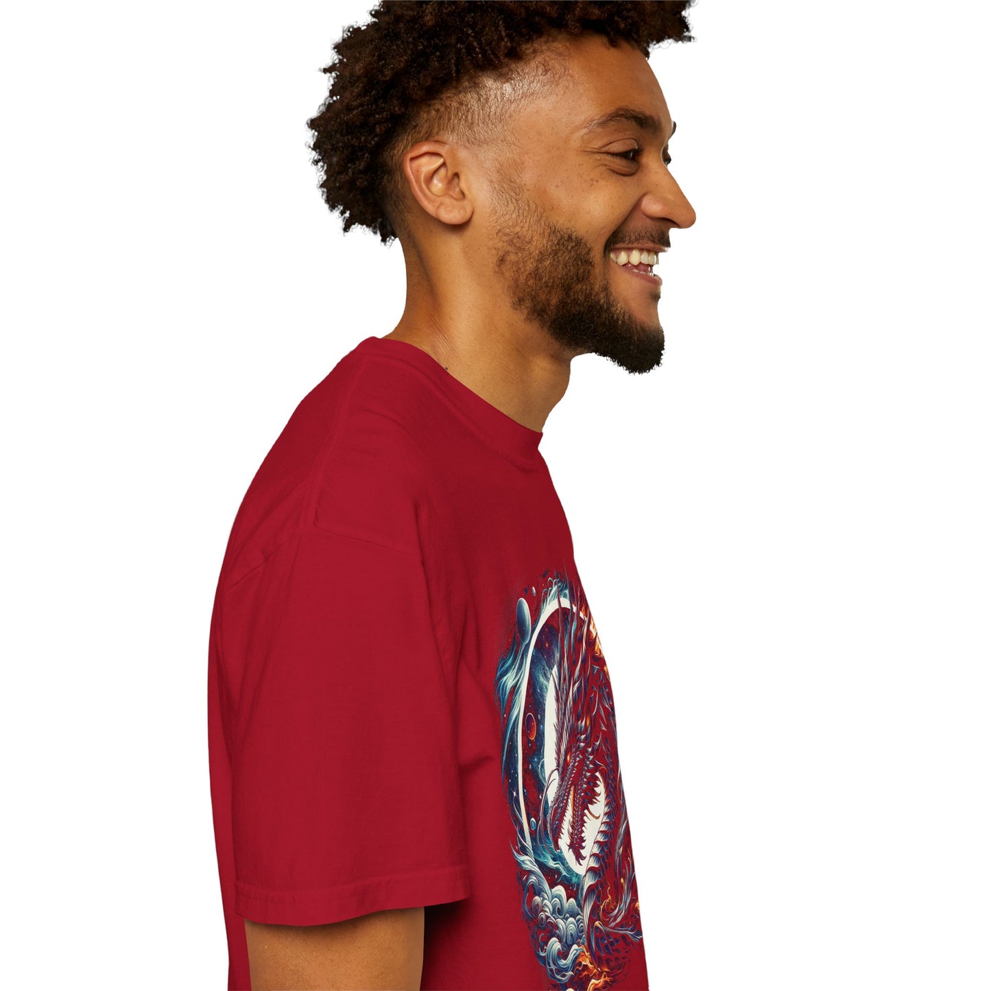 Interstellar Dragon T-Shirt - Durable Unisex Ring-Spun Cotton Tee