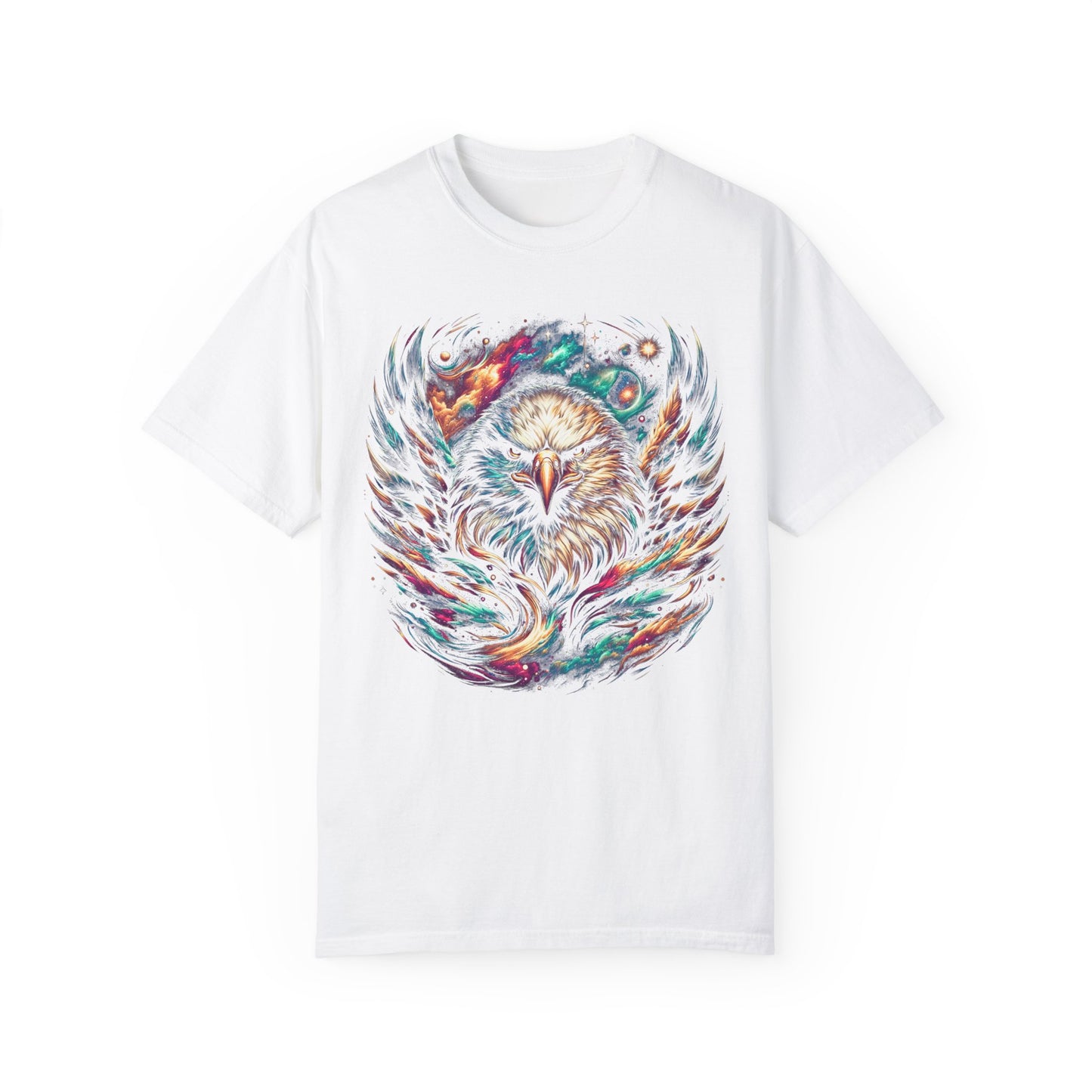 Galactic Eagle Vision T-Shirt - Unisex Soft Cotton Tee with Durable Stitching