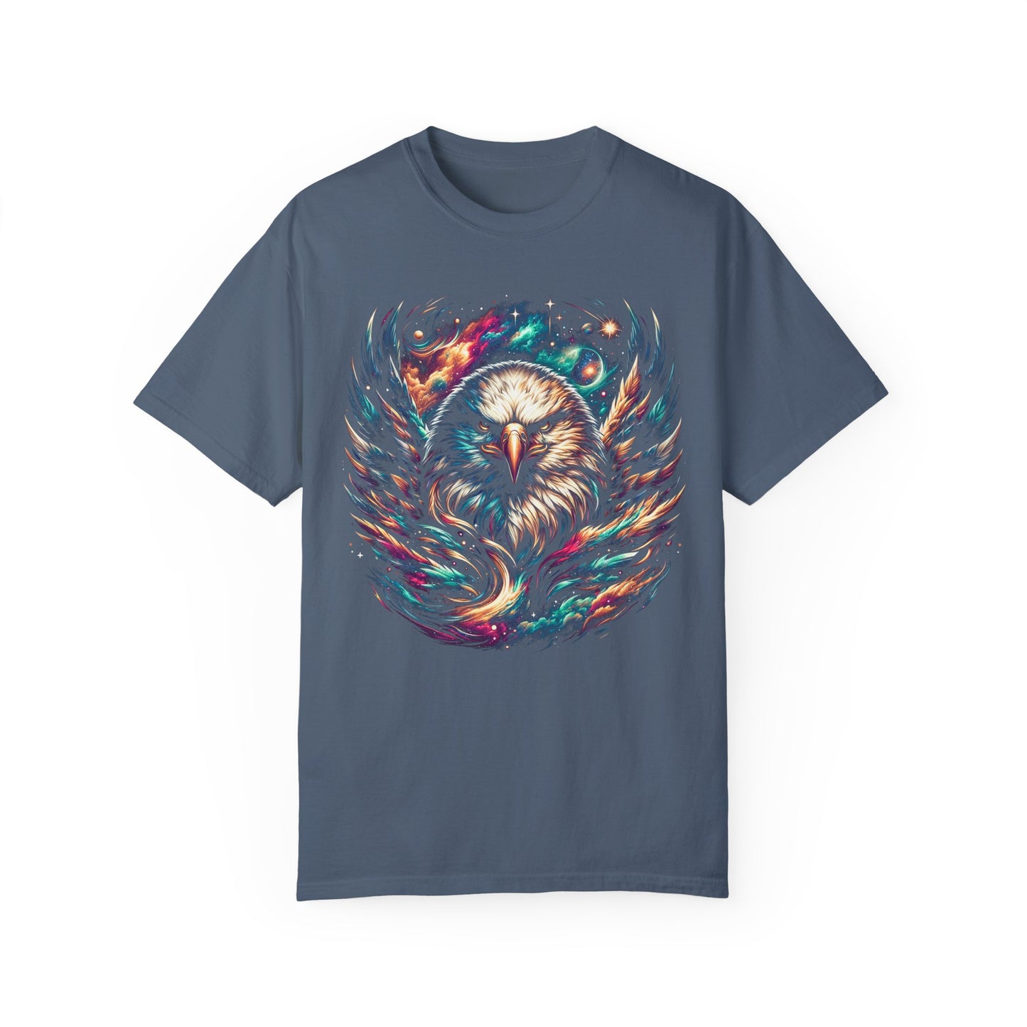 Galactic Eagle Vision T-Shirt - Unisex Soft Cotton Tee with Durable Stitching