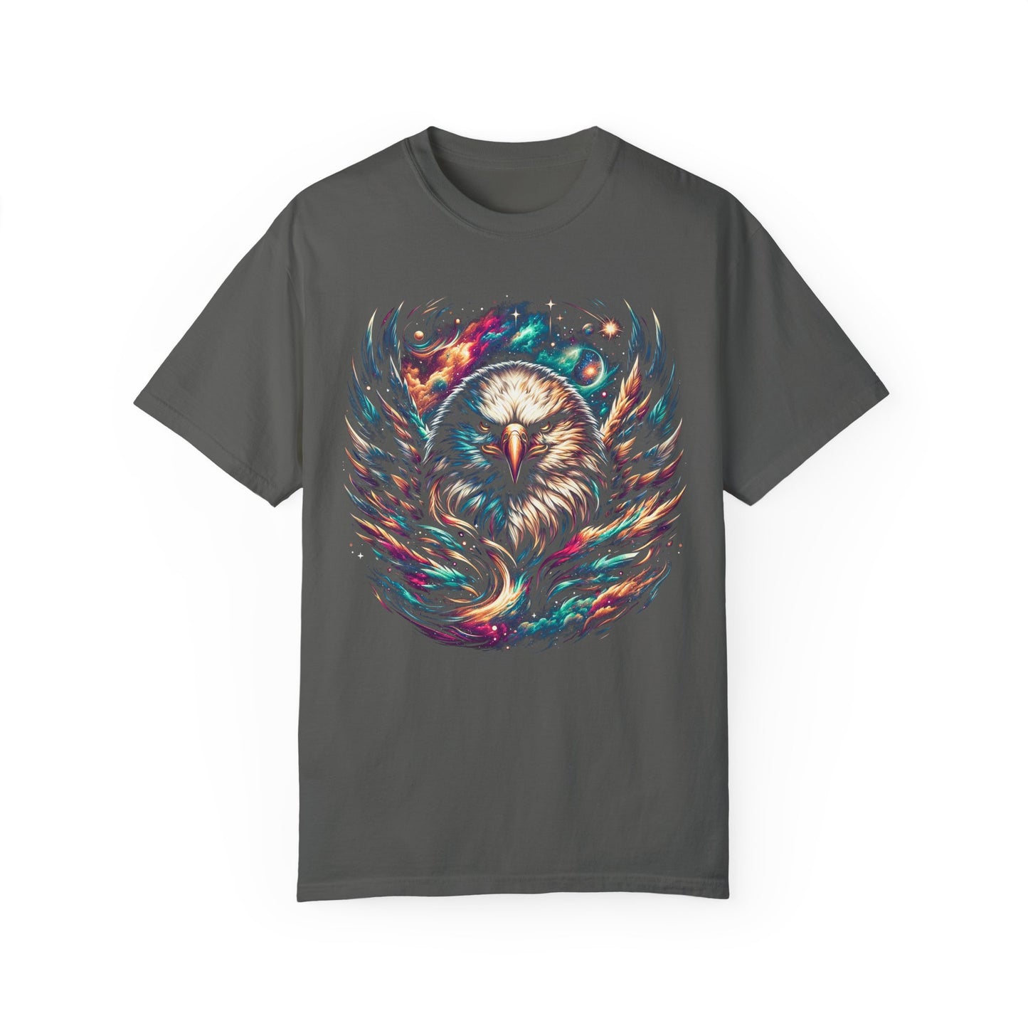 Galactic Eagle Vision T-Shirt - Unisex Soft Cotton Tee with Durable Stitching