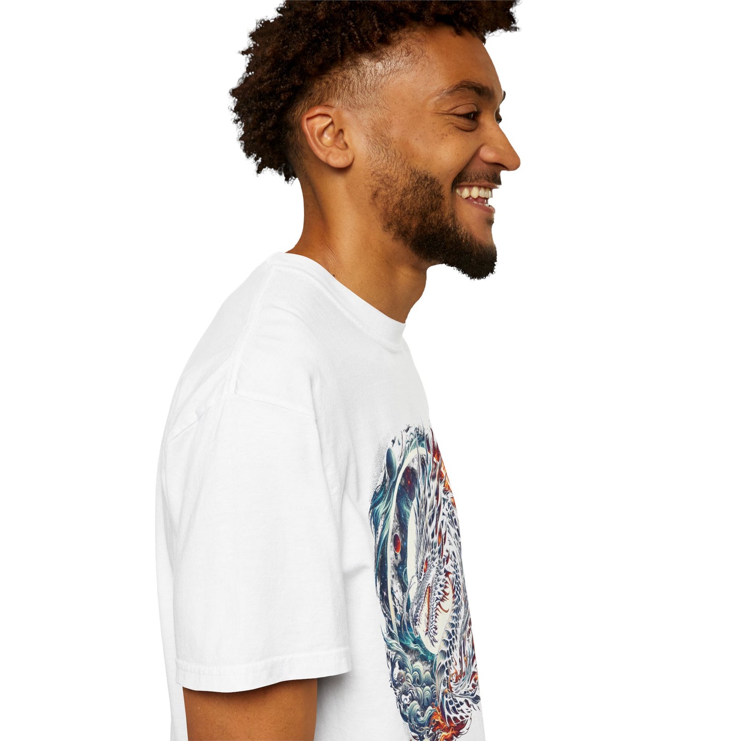 Interstellar Dragon T-Shirt - Durable Unisex Ring-Spun Cotton Tee