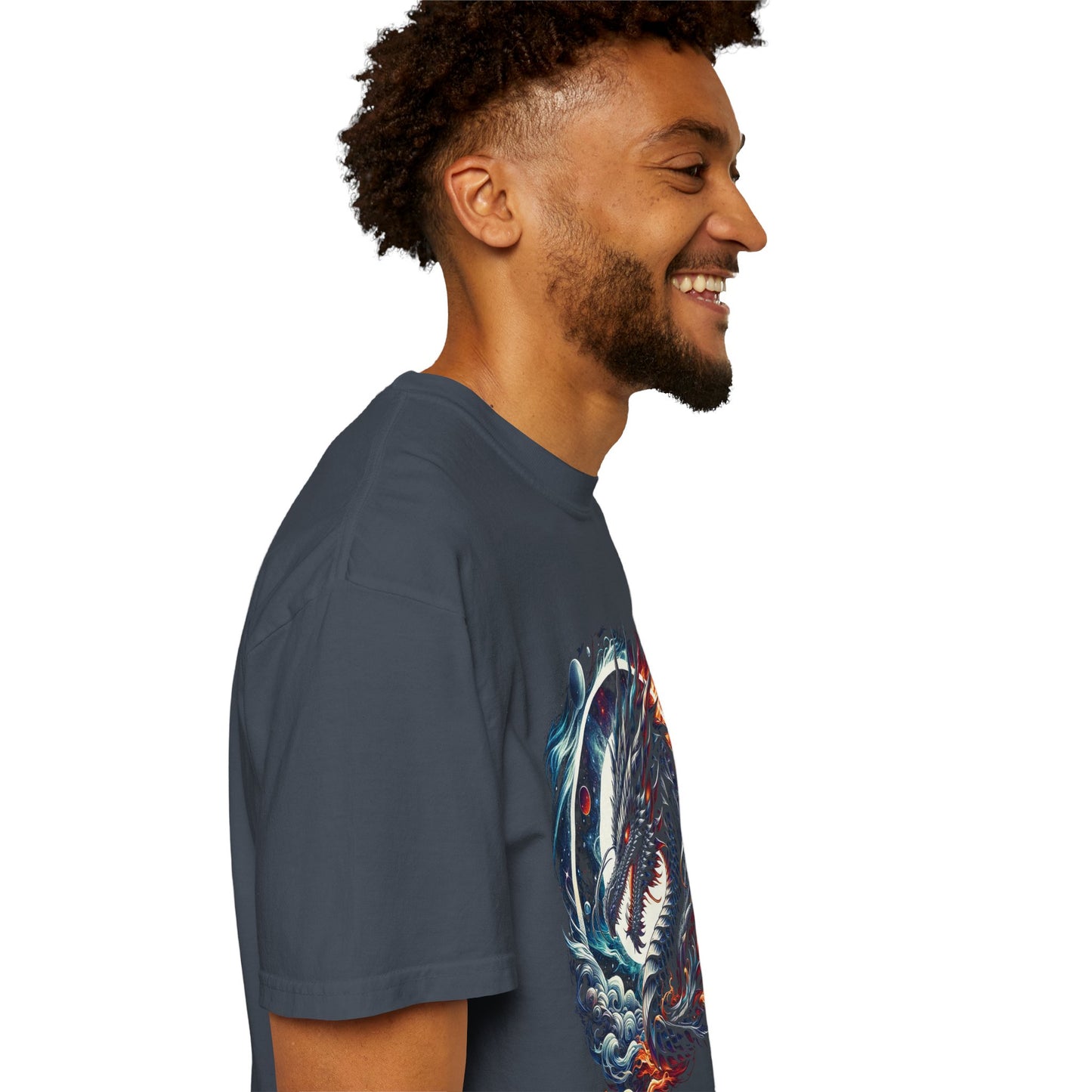 Interstellar Dragon T-Shirt - Durable Unisex Ring-Spun Cotton Tee