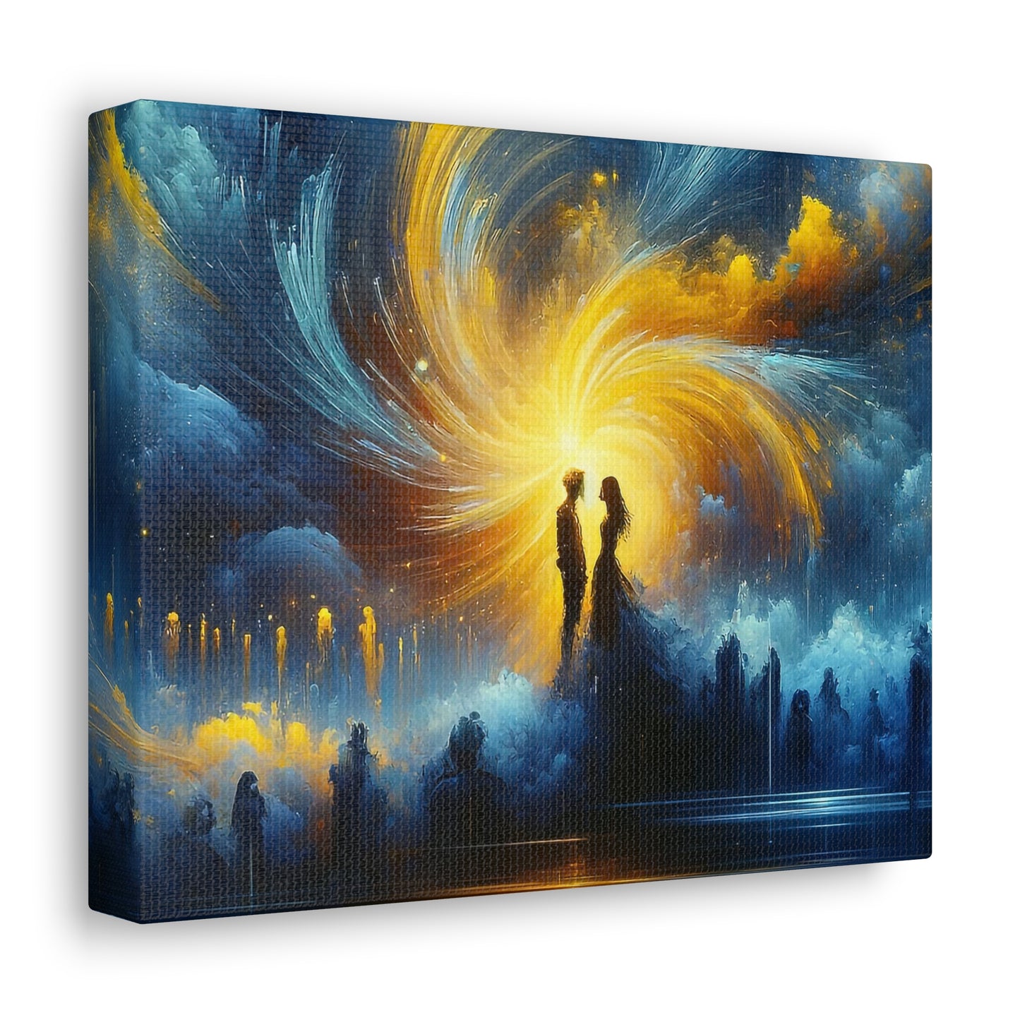 Blue And Yellow - Inspired Canvas Art by The Used