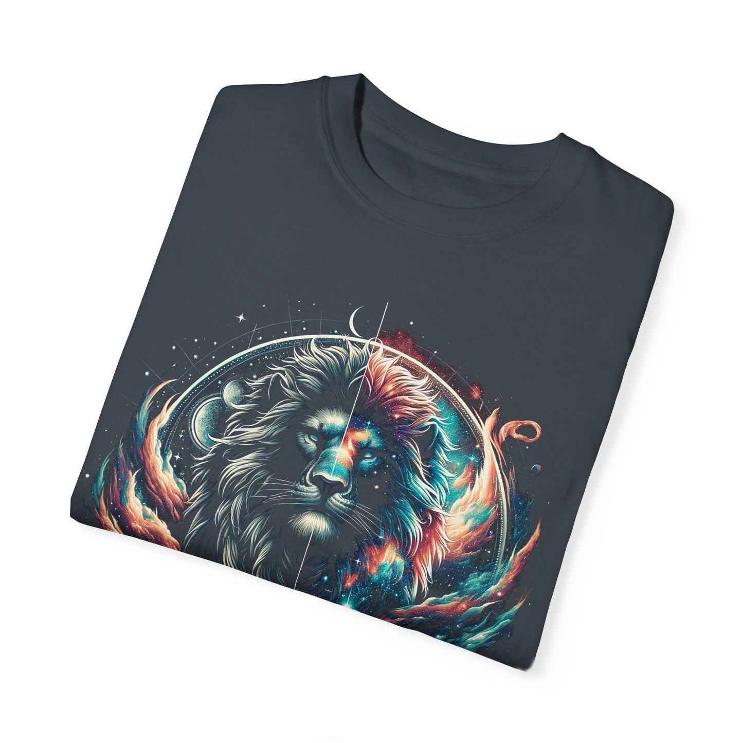 Galactic Balanced Lion T-Shirt - Unisex Soft Cotton Tee