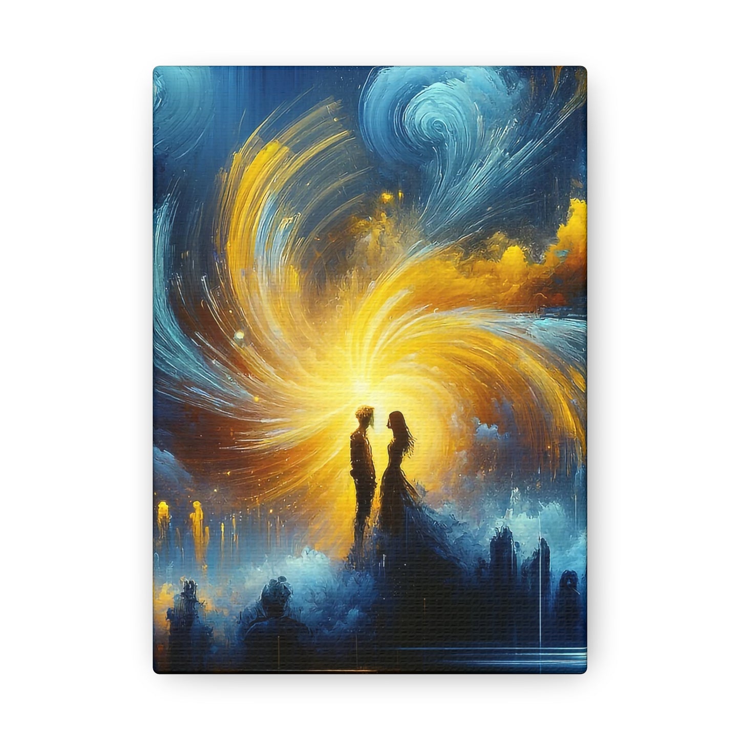 Blue And Yellow - Inspired Canvas Art by The Used