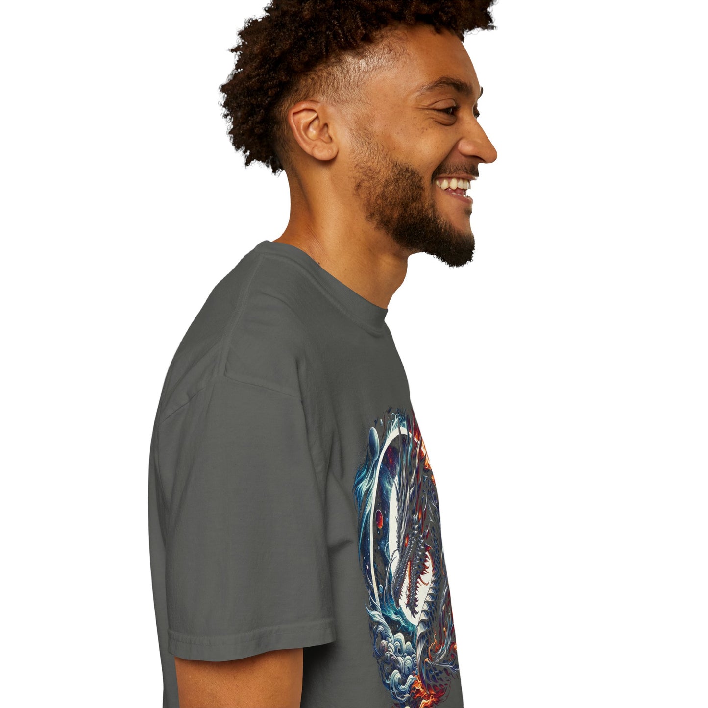 Interstellar Dragon T-Shirt - Durable Unisex Ring-Spun Cotton Tee
