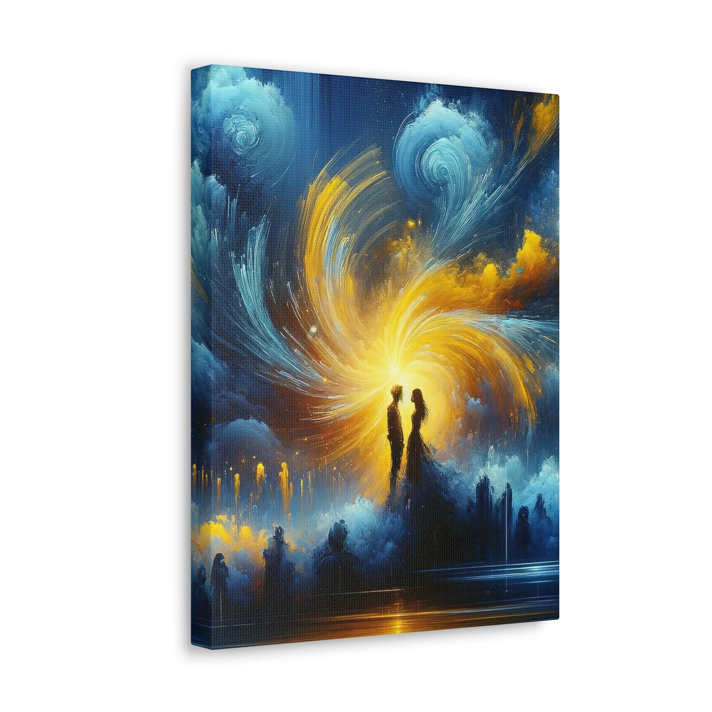 Blue And Yellow - Inspired Canvas Art by The Used