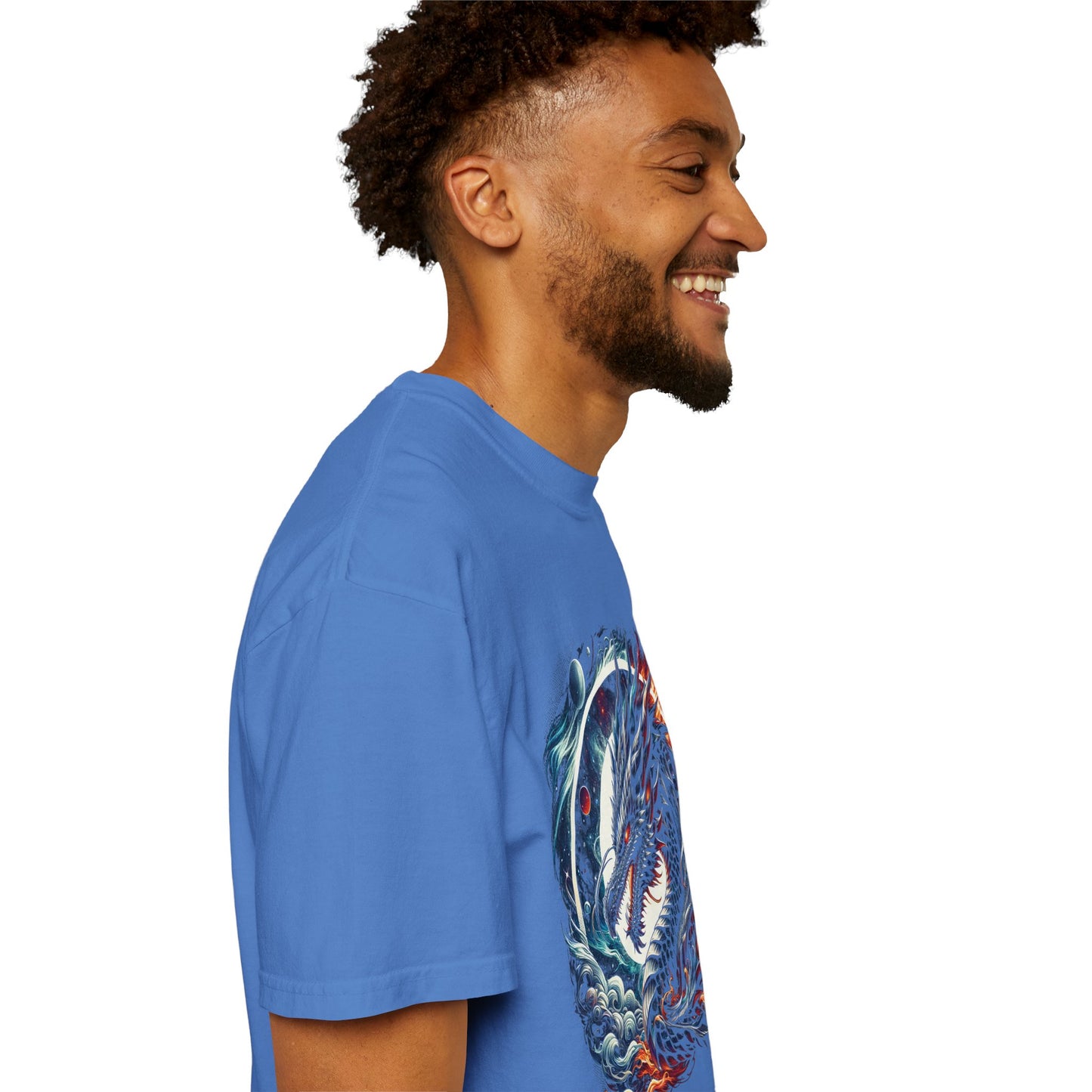 Interstellar Dragon T-Shirt - Durable Unisex Ring-Spun Cotton Tee