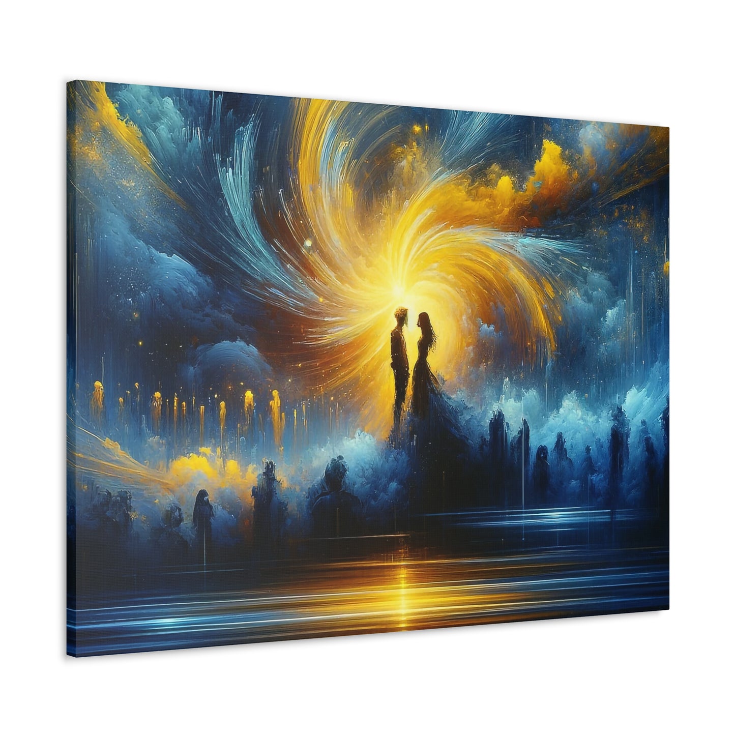 Blue And Yellow - Inspired Canvas Art by The Used