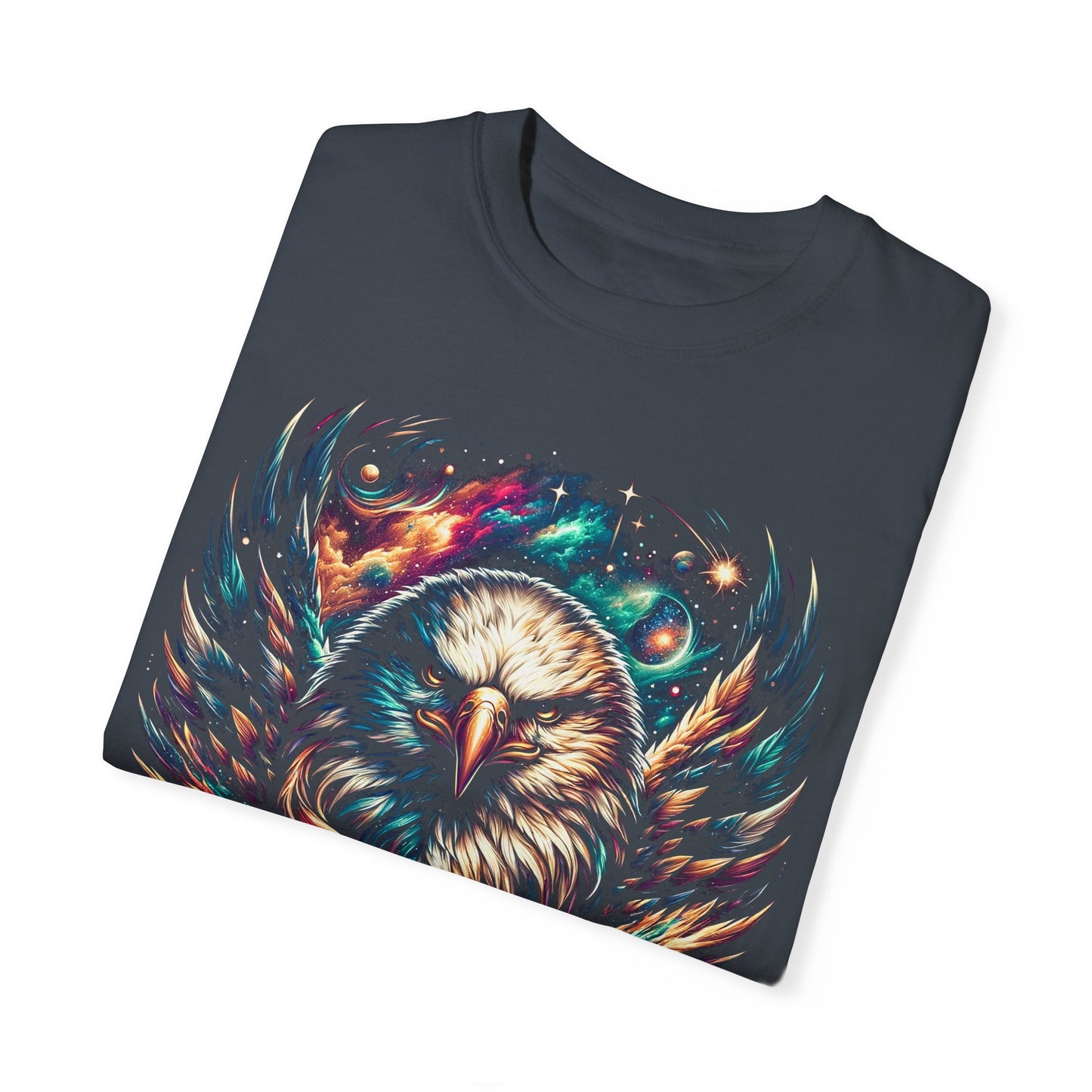 Galactic Eagle Vision T-Shirt - Unisex Soft Cotton Tee with Durable Stitching