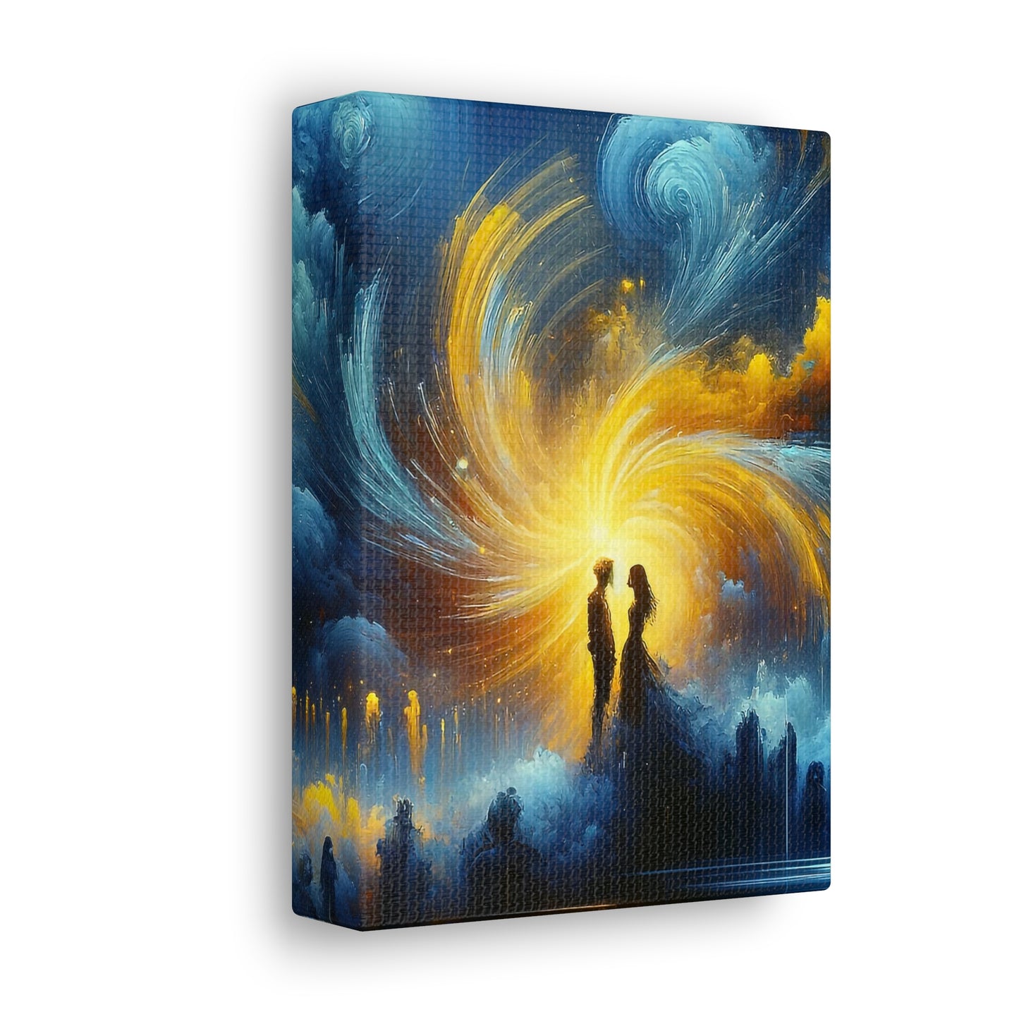 Blue And Yellow - Inspired Canvas Art by The Used