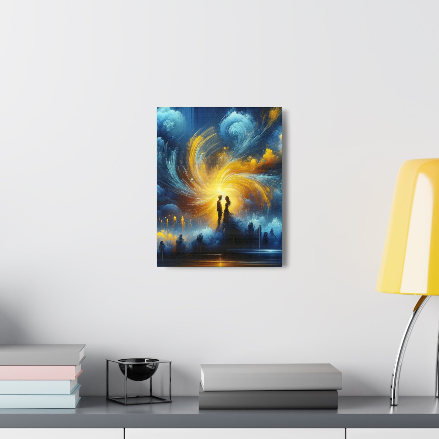 Blue And Yellow - Inspired Canvas Art by The Used