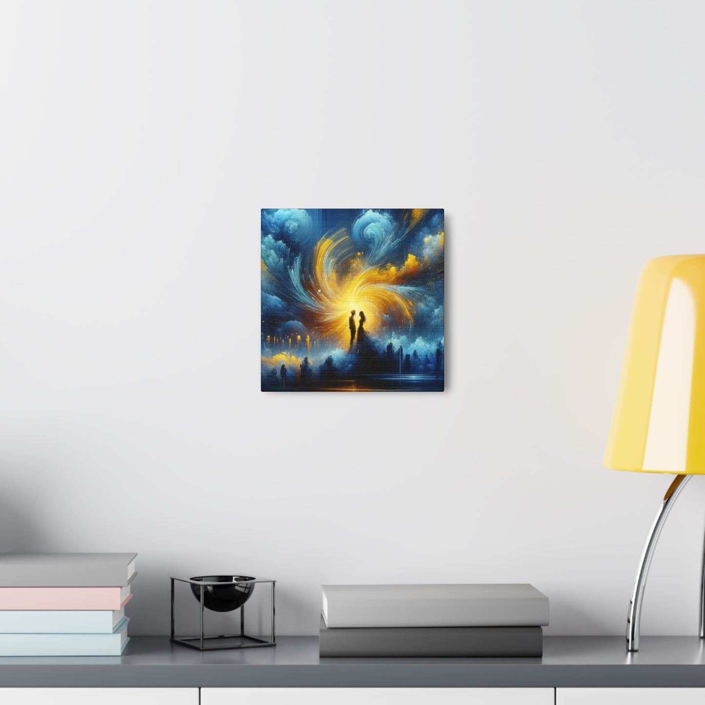 Blue And Yellow - Inspired Canvas Art by The Used