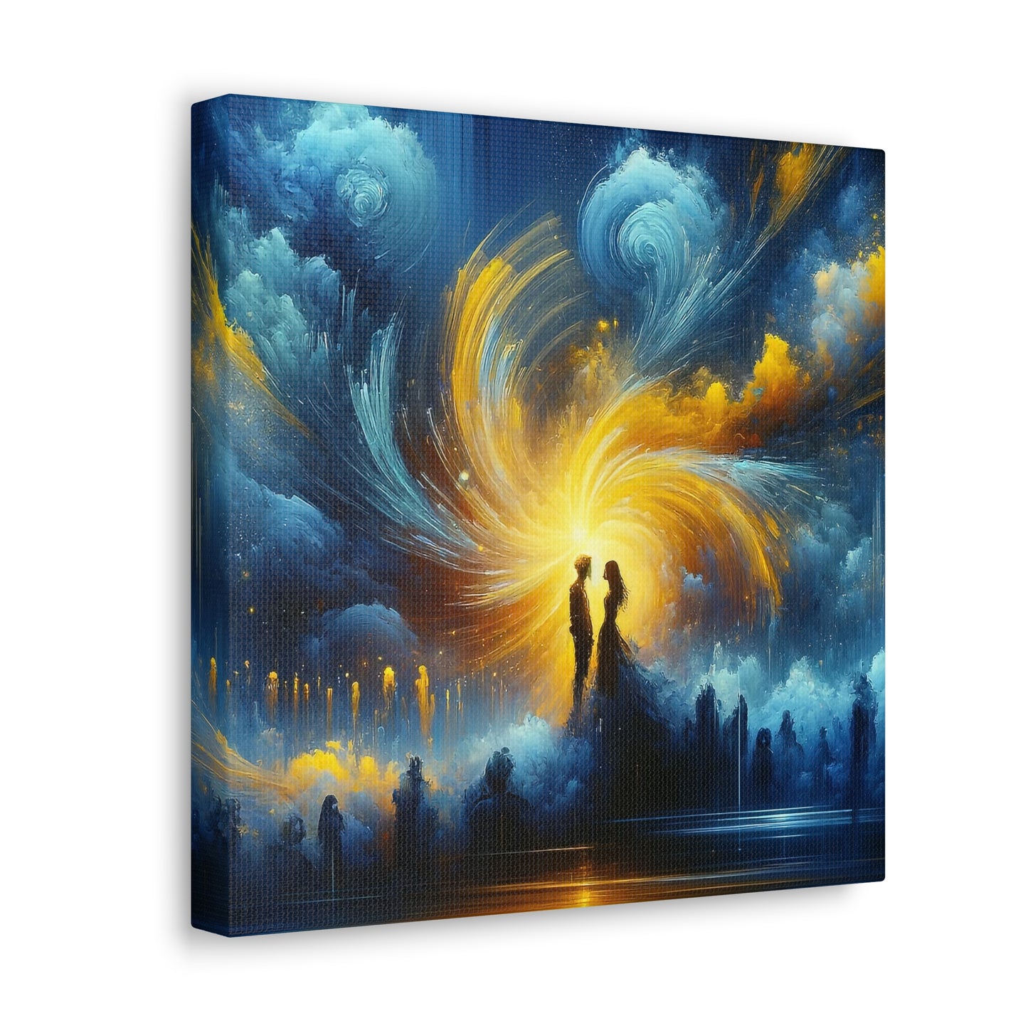 Blue And Yellow - Inspired Canvas Art by The Used