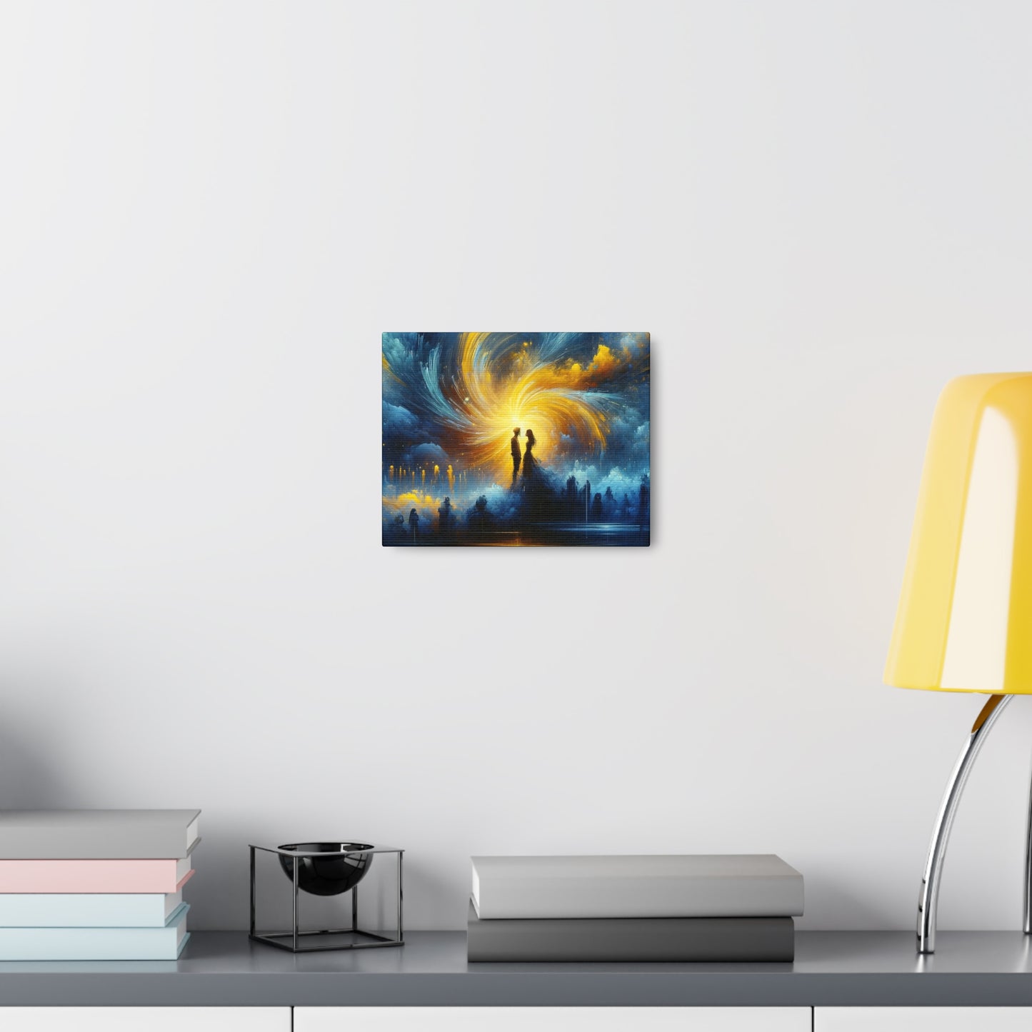 Blue And Yellow - Inspired Canvas Art by The Used