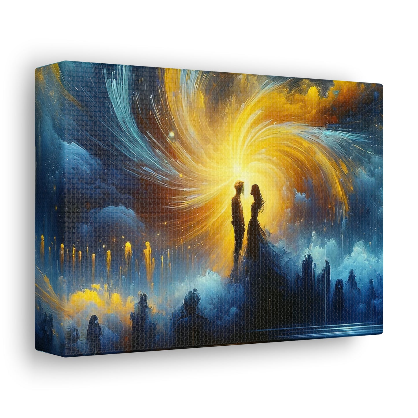 Blue And Yellow - Inspired Canvas Art by The Used