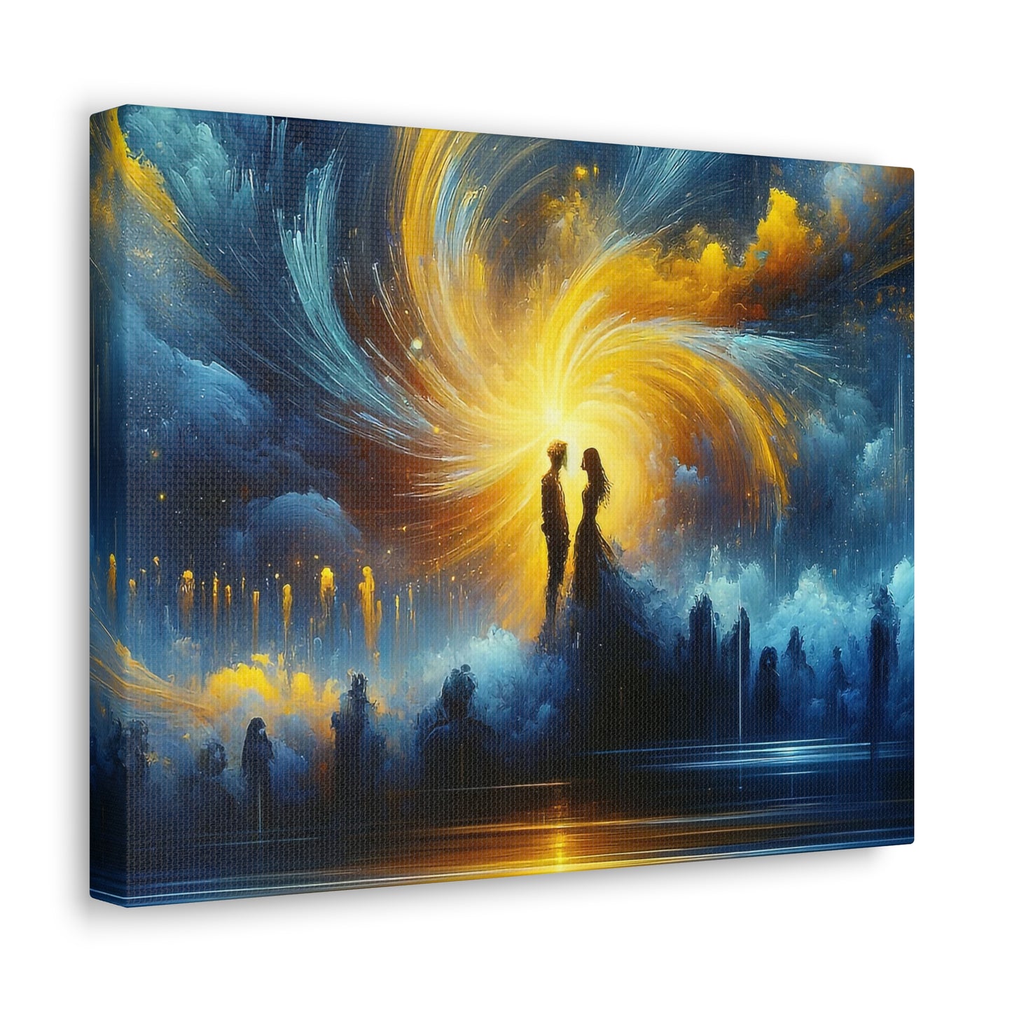 Blue And Yellow - Inspired Canvas Art by The Used