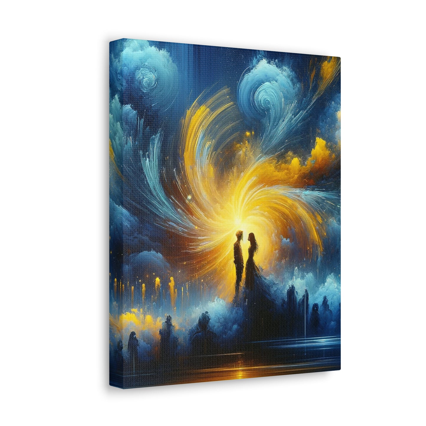 Blue And Yellow - Inspired Canvas Art by The Used