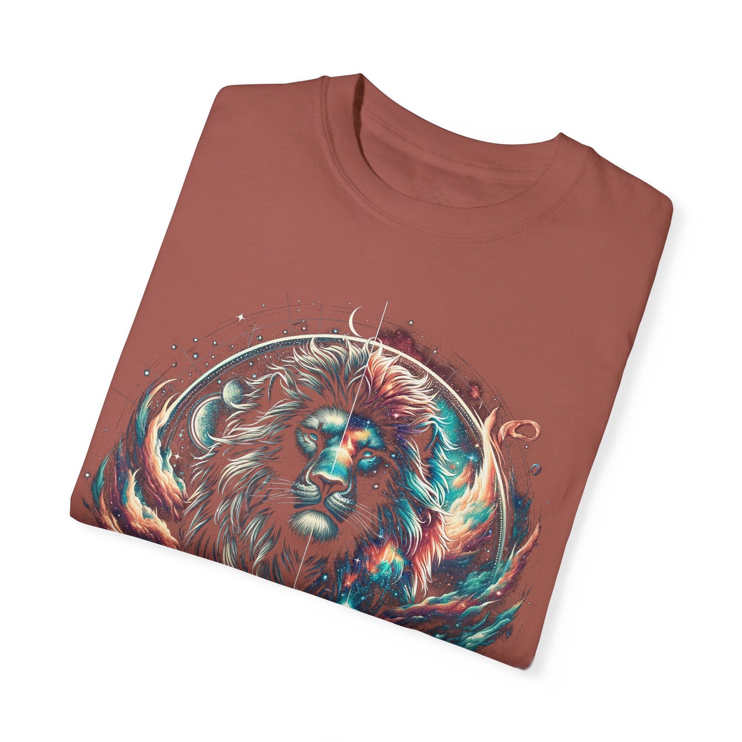 Galactic Balanced Lion T-Shirt - Unisex Soft Cotton Tee