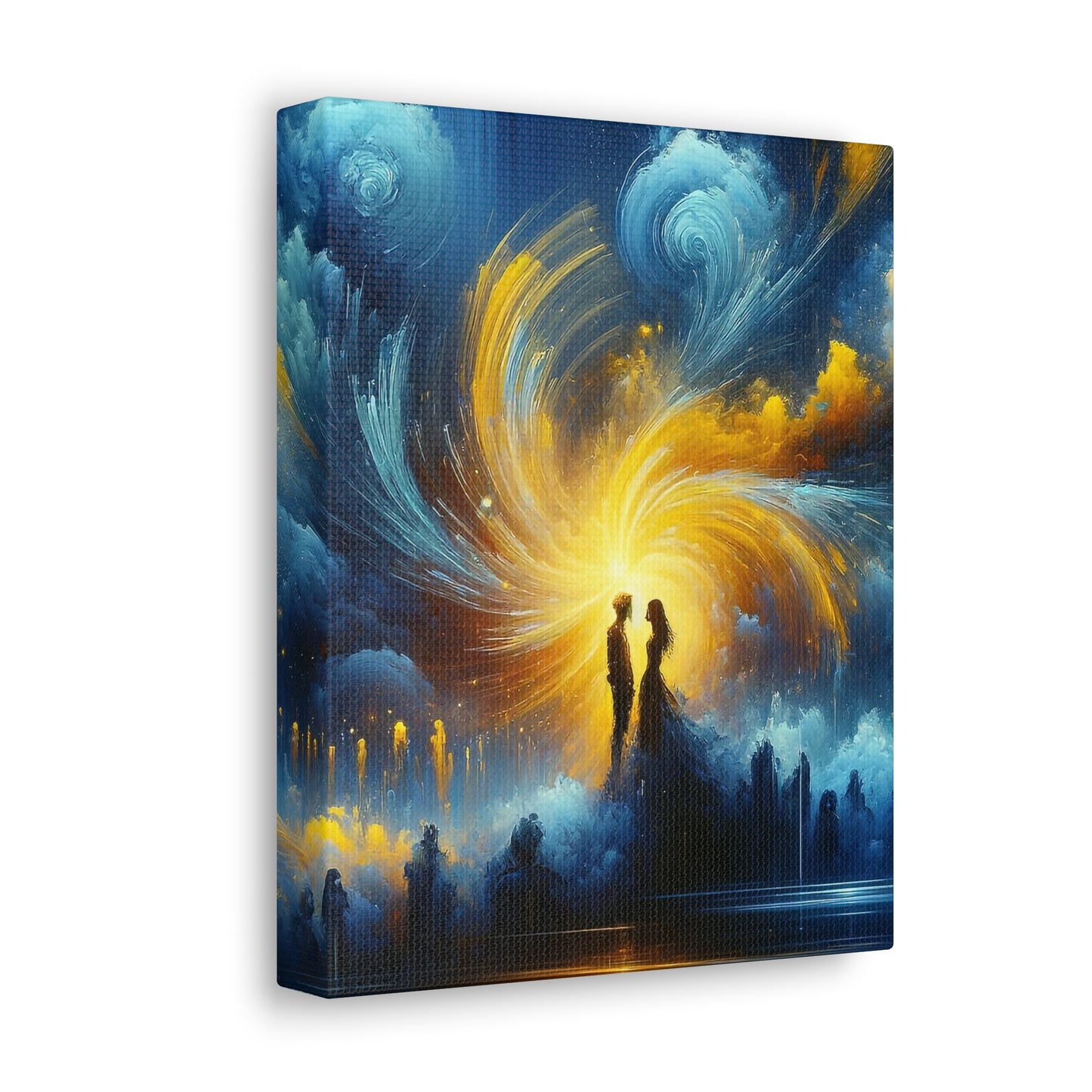 Blue And Yellow - Inspired Canvas Art by The Used