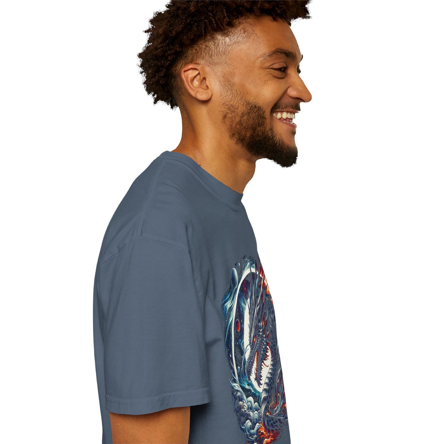 Interstellar Dragon T-Shirt - Durable Unisex Ring-Spun Cotton Tee