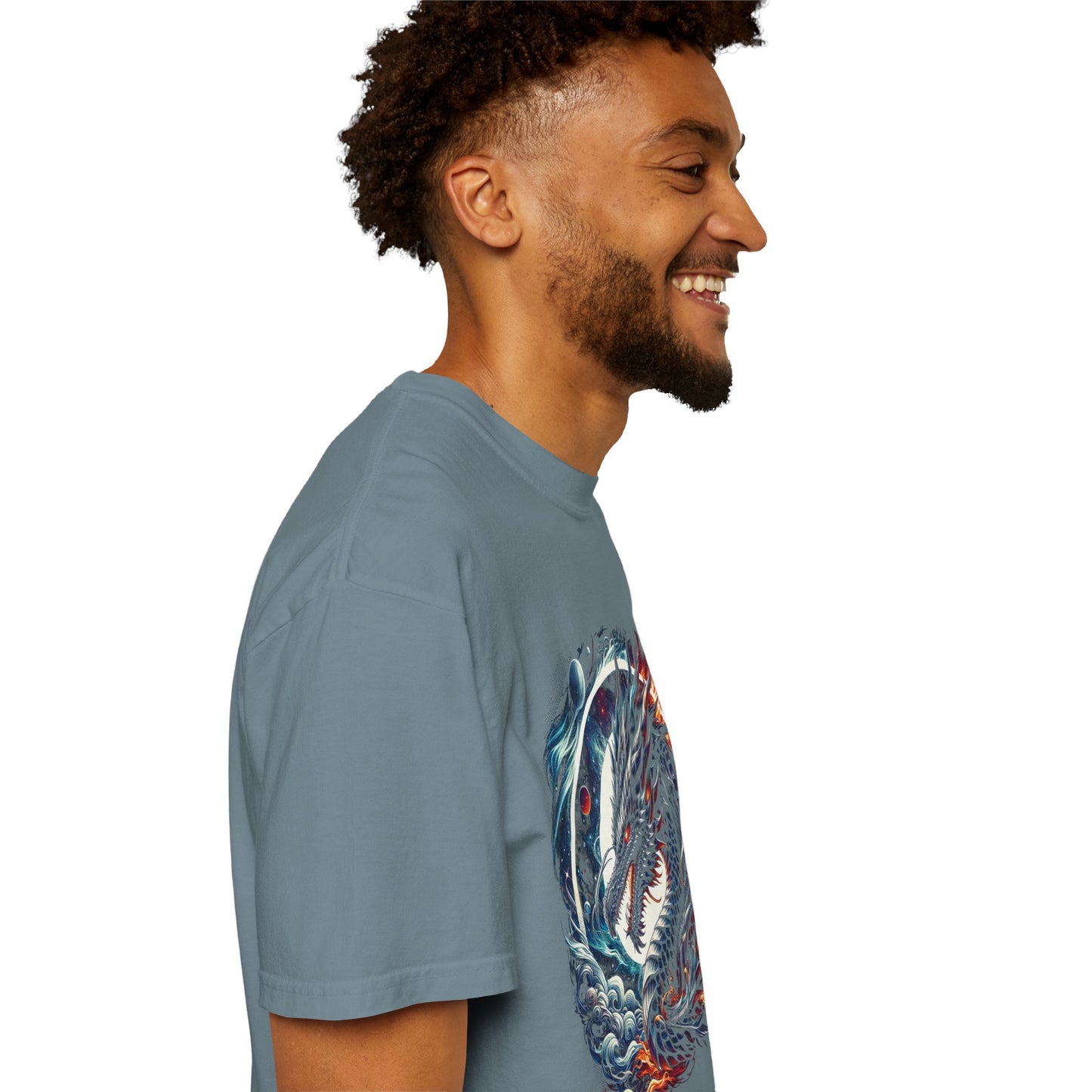 Interstellar Dragon T-Shirt - Durable Unisex Ring-Spun Cotton Tee