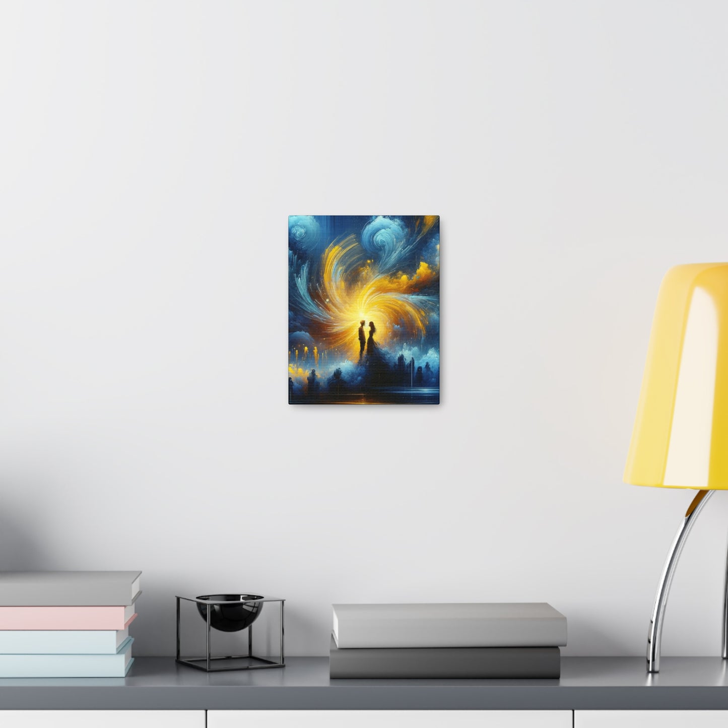 Blue And Yellow - Inspired Canvas Art by The Used