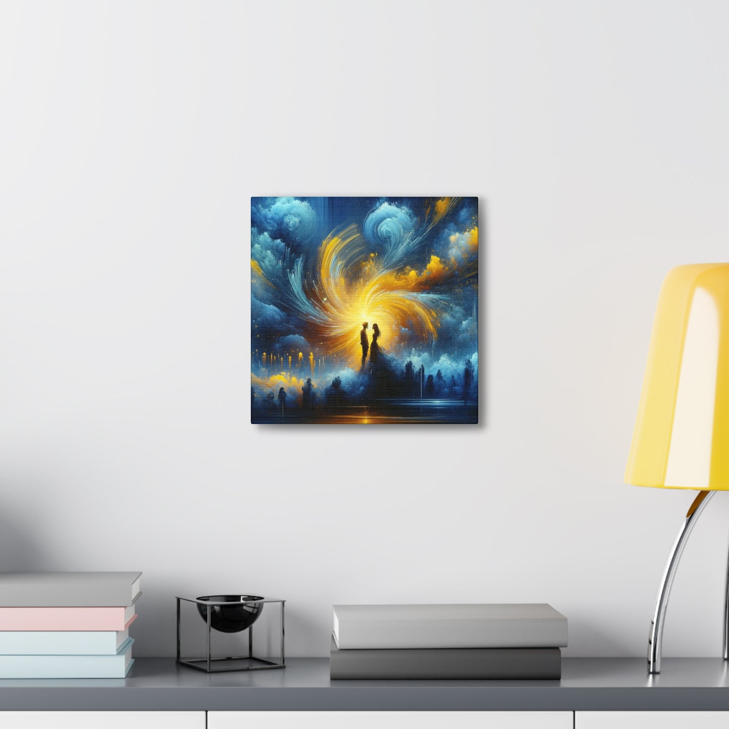 Blue And Yellow - Inspired Canvas Art by The Used