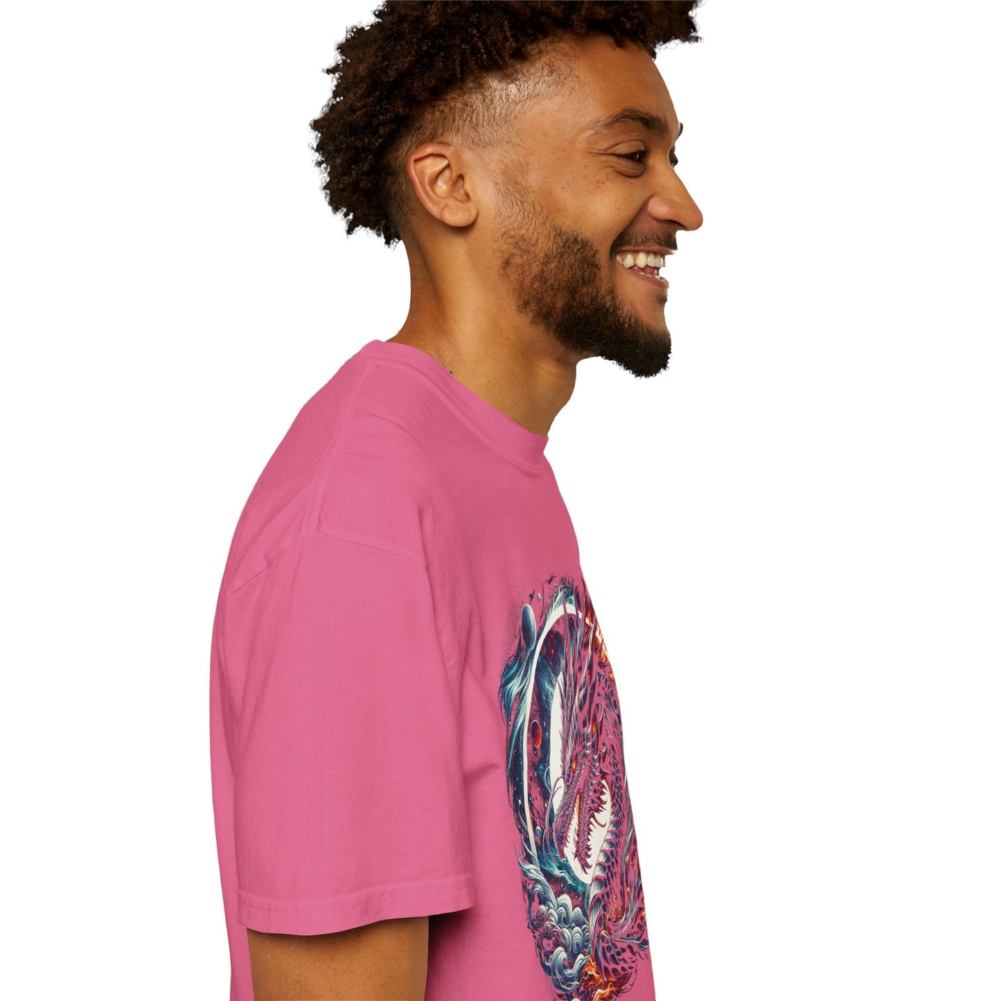 Interstellar Dragon T-Shirt - Durable Unisex Ring-Spun Cotton Tee