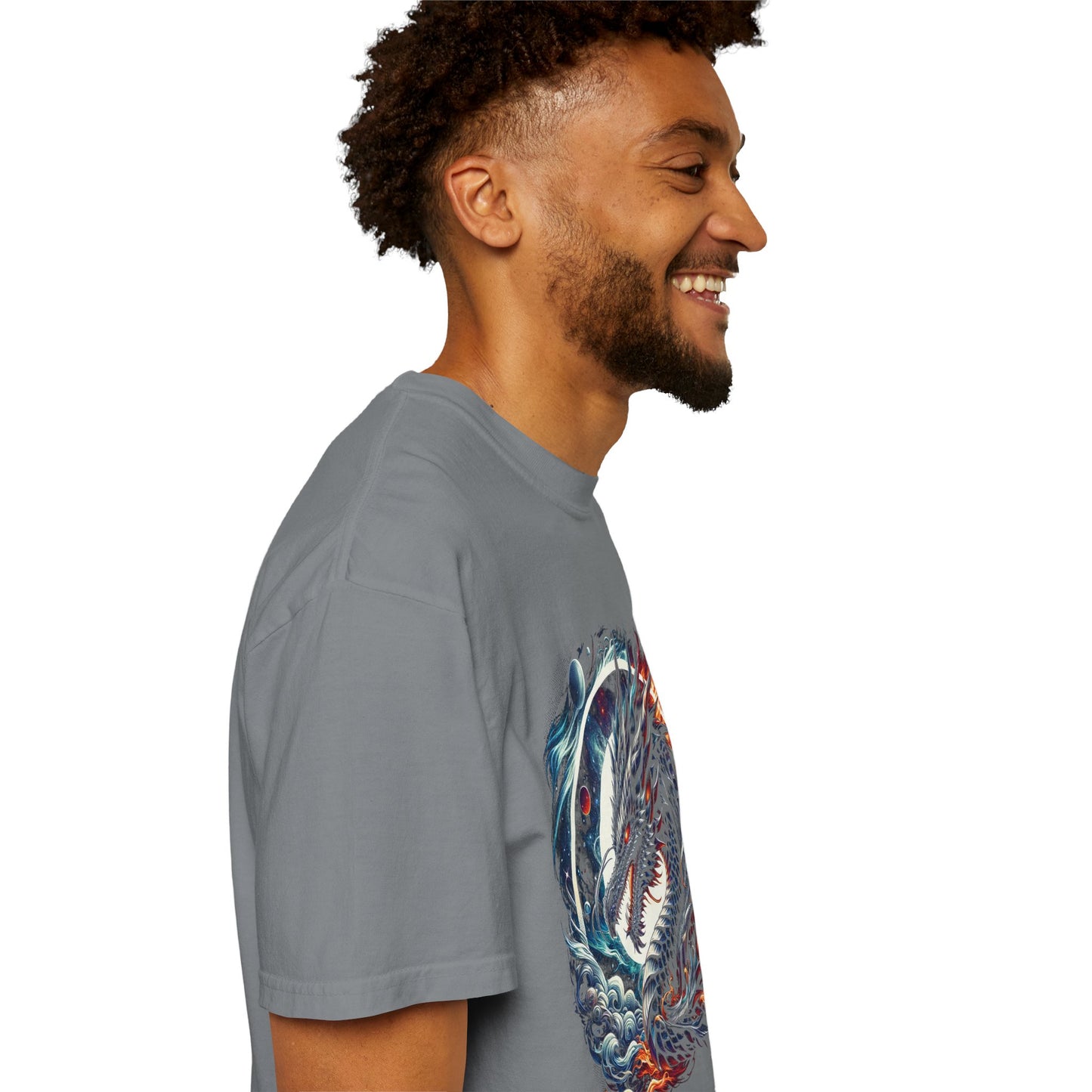 Interstellar Dragon T-Shirt - Durable Unisex Ring-Spun Cotton Tee