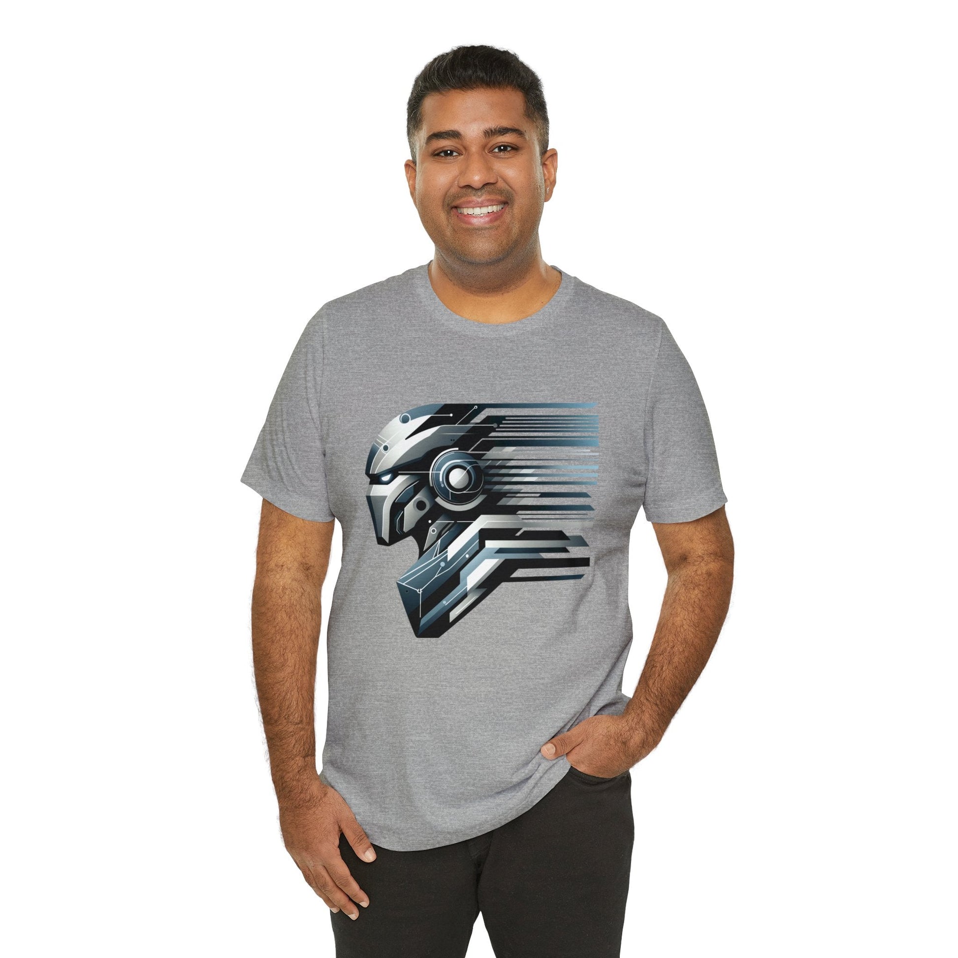 Modern Mech Warrior T-Shirt - Sleek, Breathable Cotton Tee unisex - GG