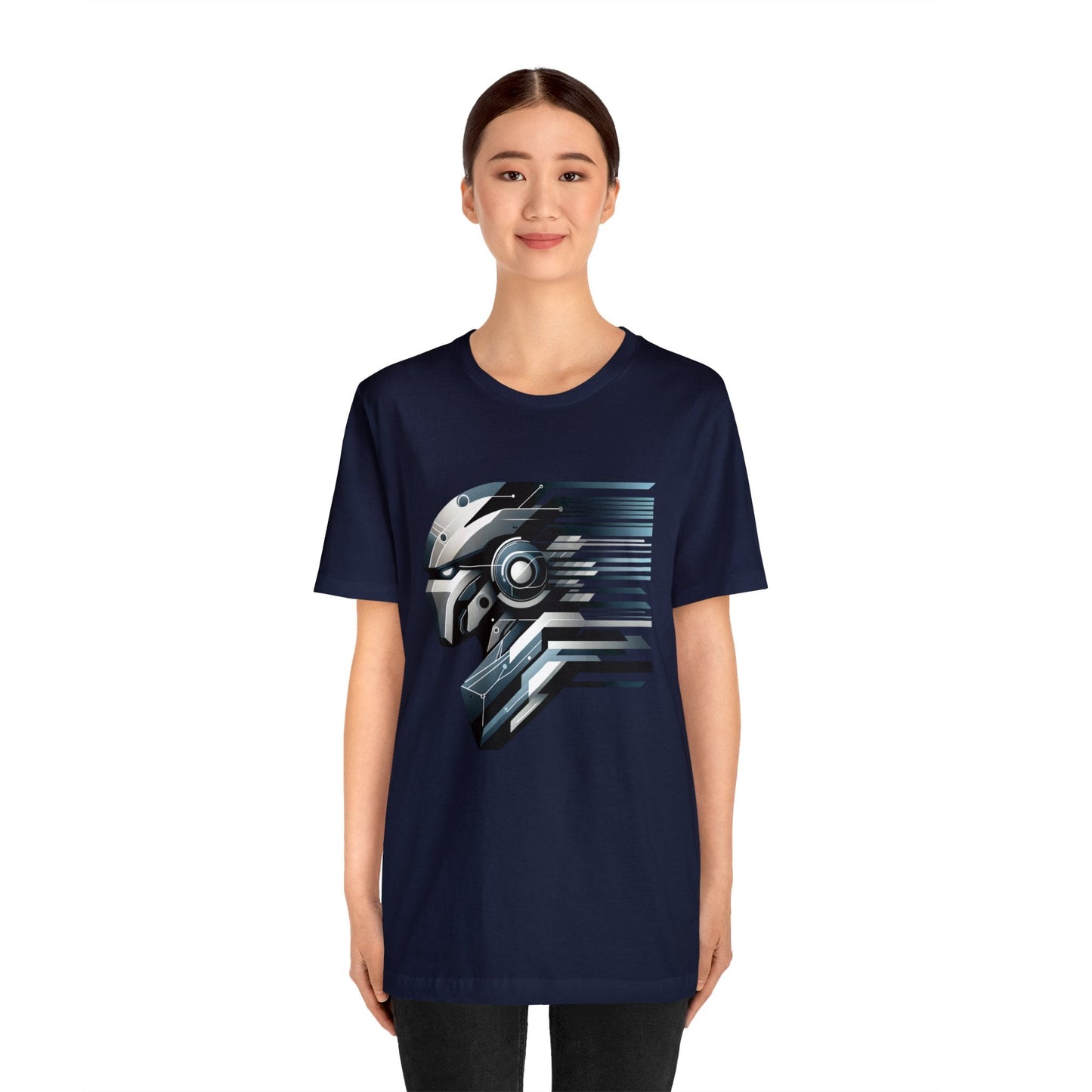 Modern Mech Warrior T-Shirt - Sleek, Breathable Cotton Tee unisex - GG