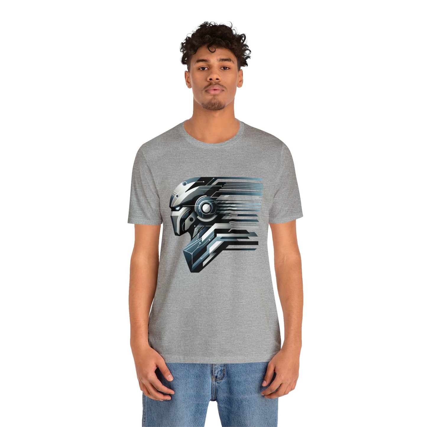 Modern Mech Warrior T-Shirt - Sleek, Breathable Cotton Tee unisex - GG