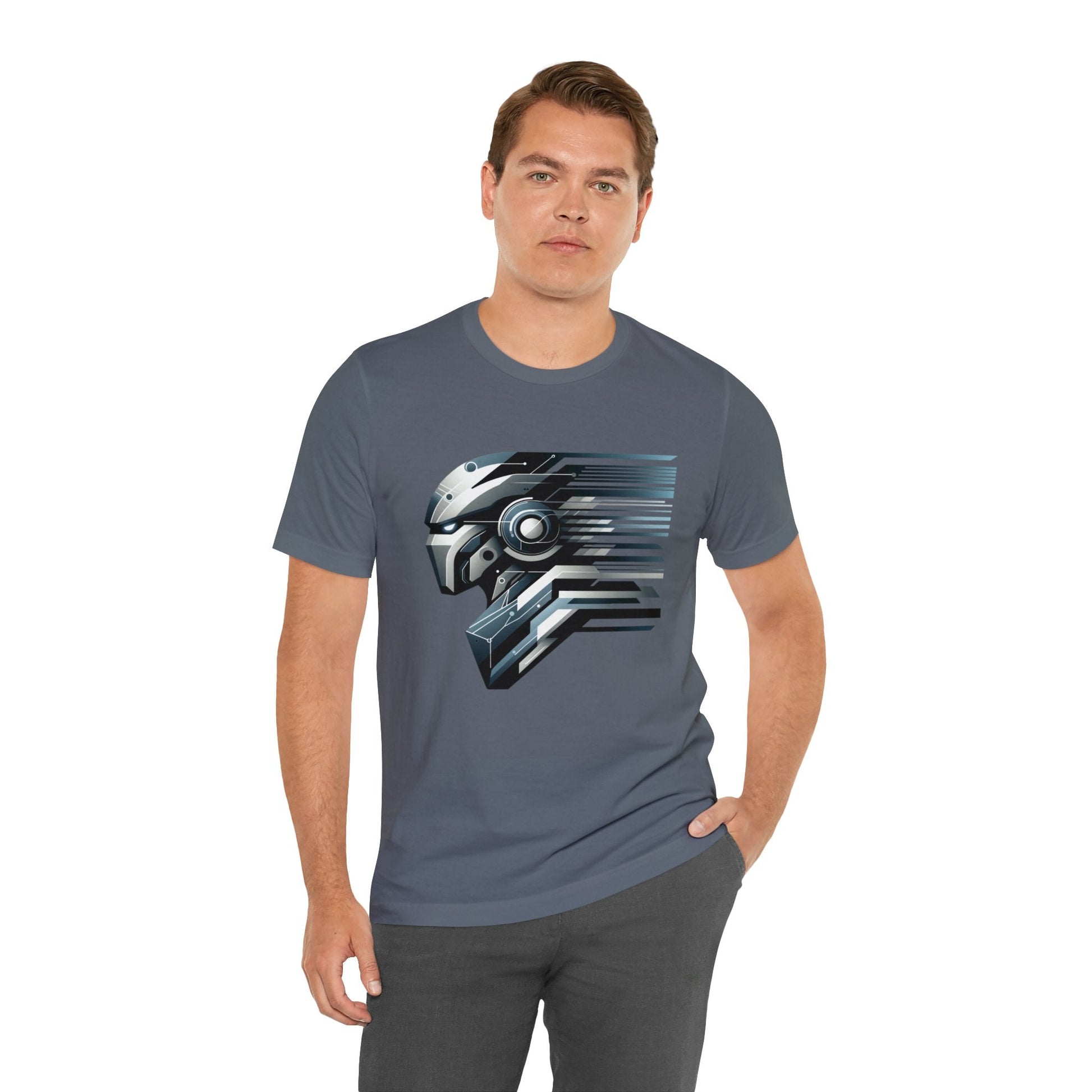 Modern Mech Warrior T-Shirt - Sleek, Breathable Cotton Tee unisex - GG