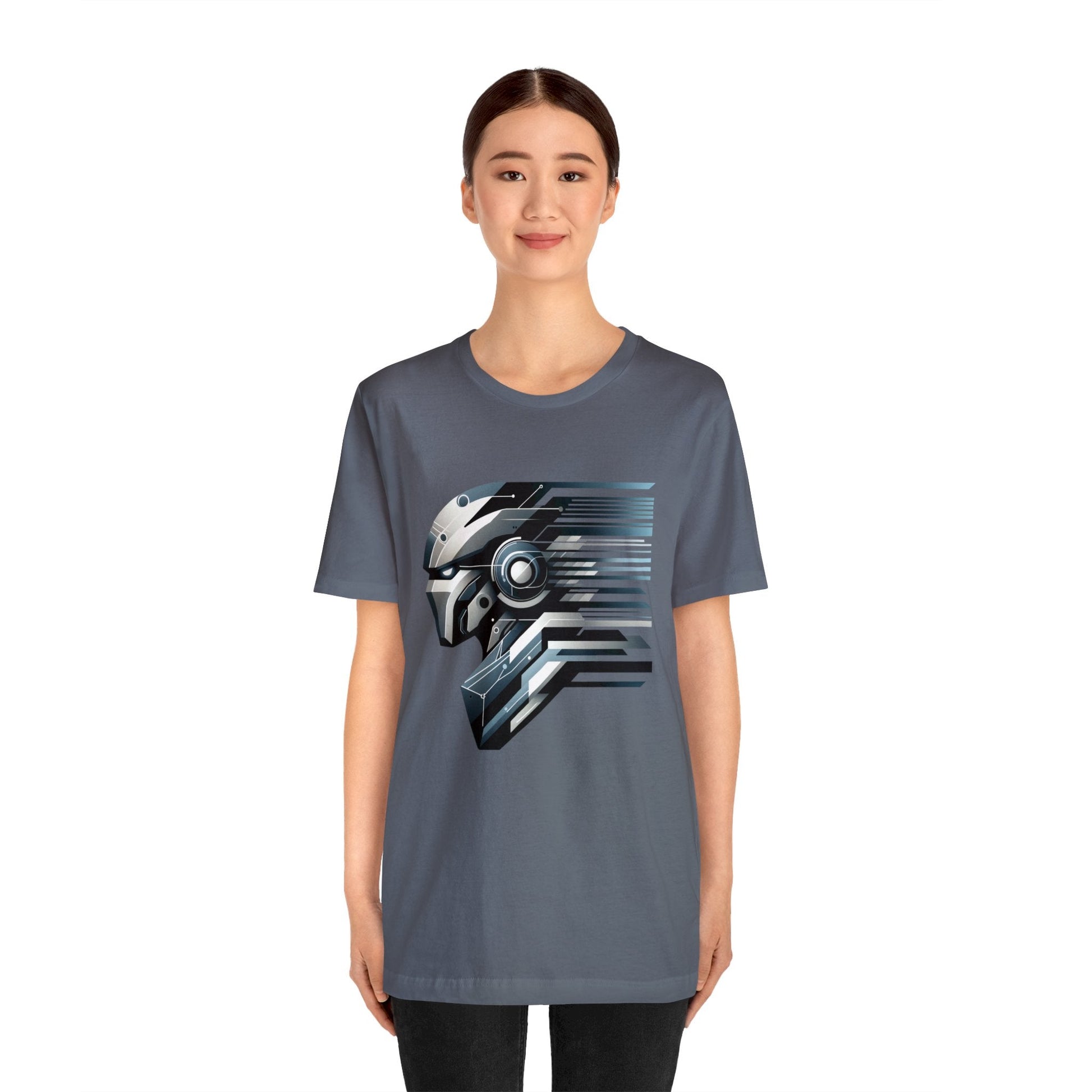 Modern Mech Warrior T-Shirt - Sleek, Breathable Cotton Tee unisex - GG