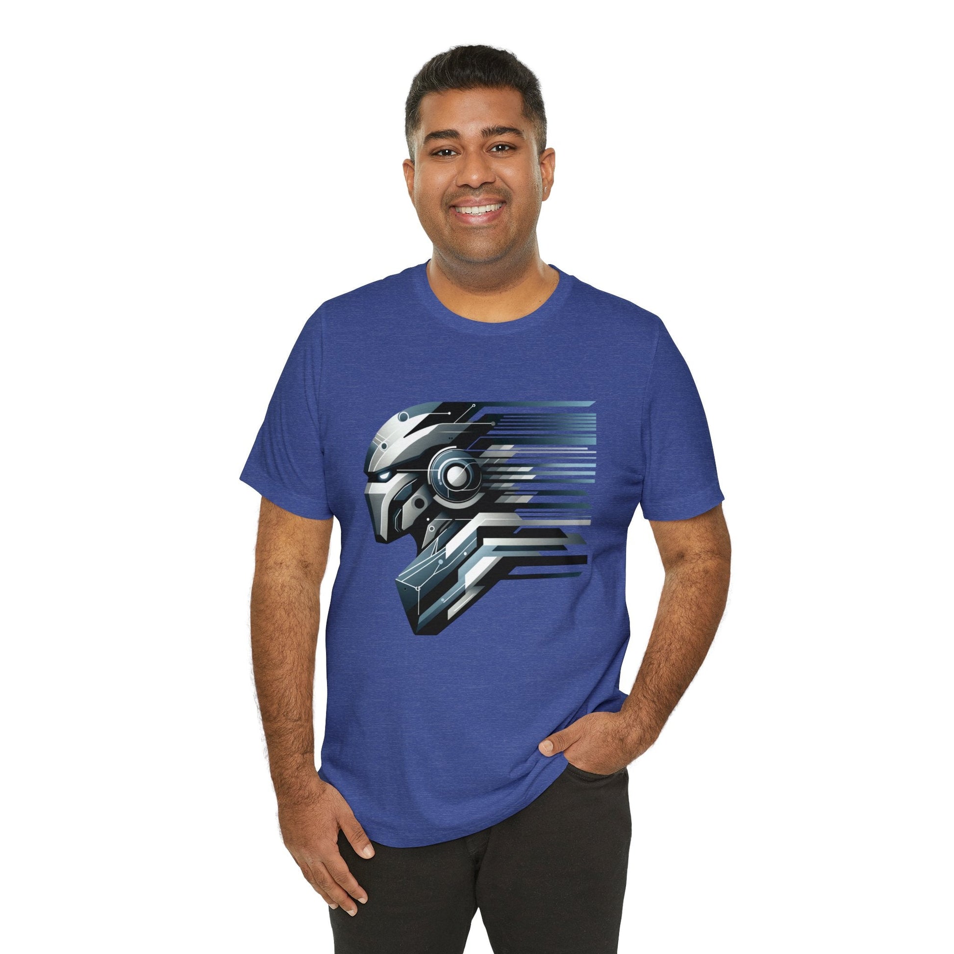 Modern Mech Warrior T-Shirt - Sleek, Breathable Cotton Tee unisex - GG