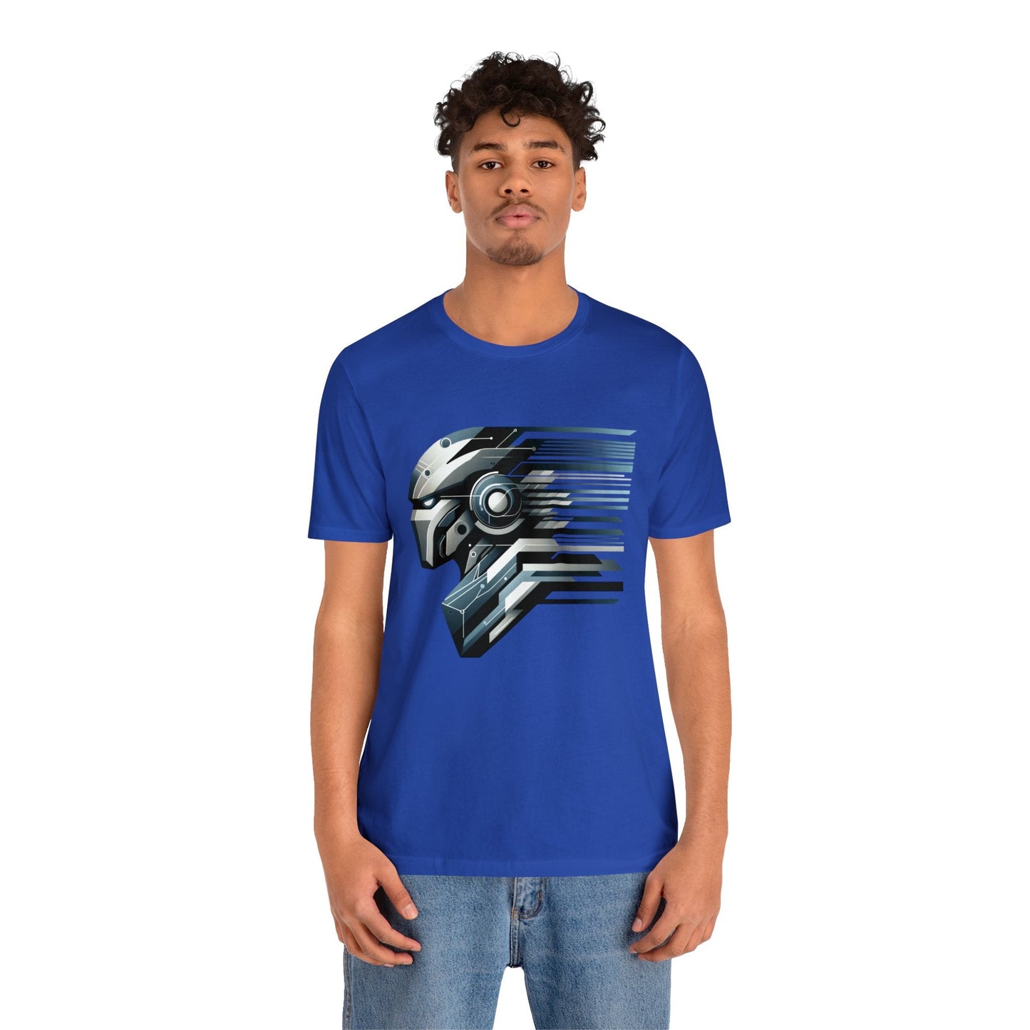 Modern Mech Warrior T-Shirt - Sleek, Breathable Cotton Tee unisex - GG