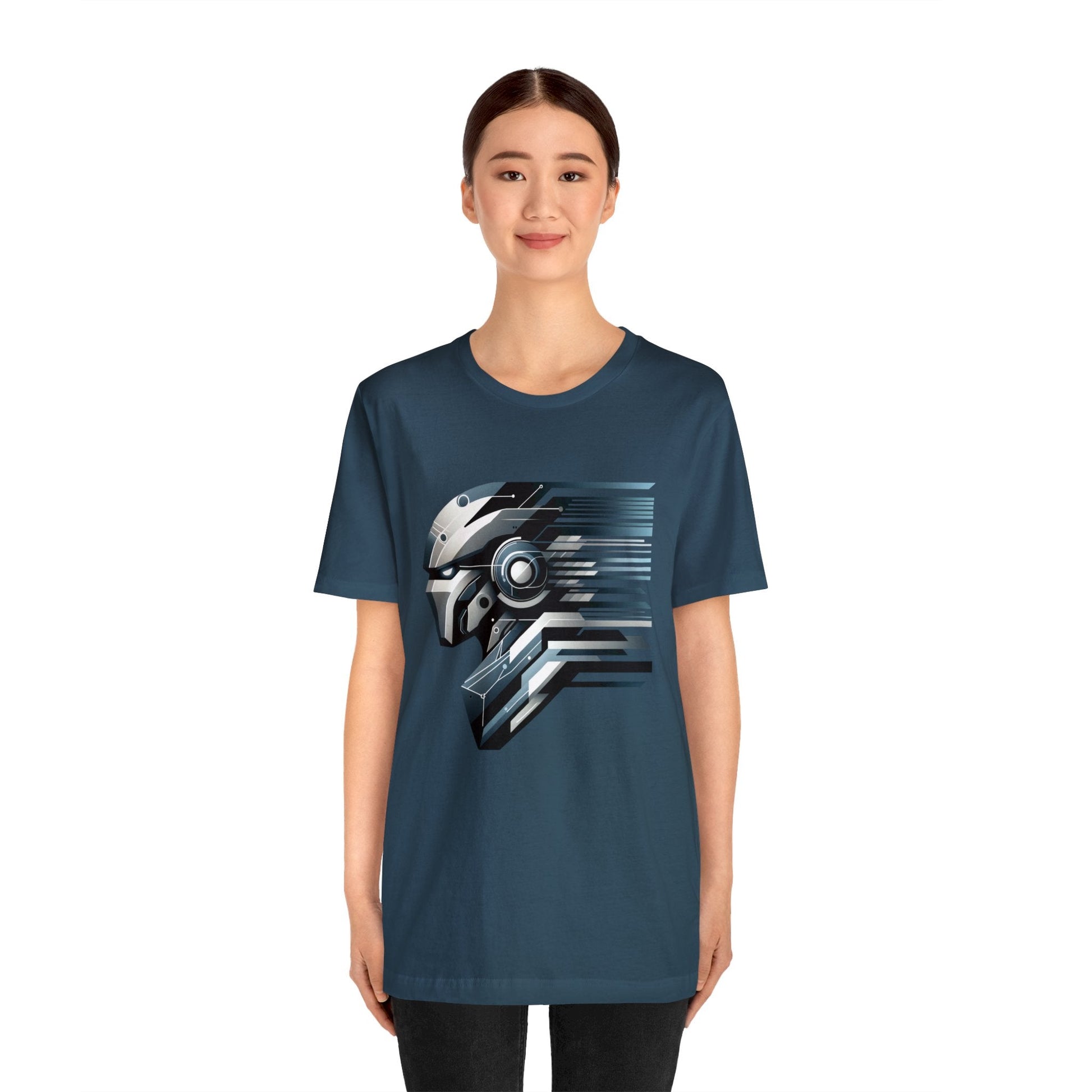 Modern Mech Warrior T-Shirt - Sleek, Breathable Cotton Tee unisex - GG