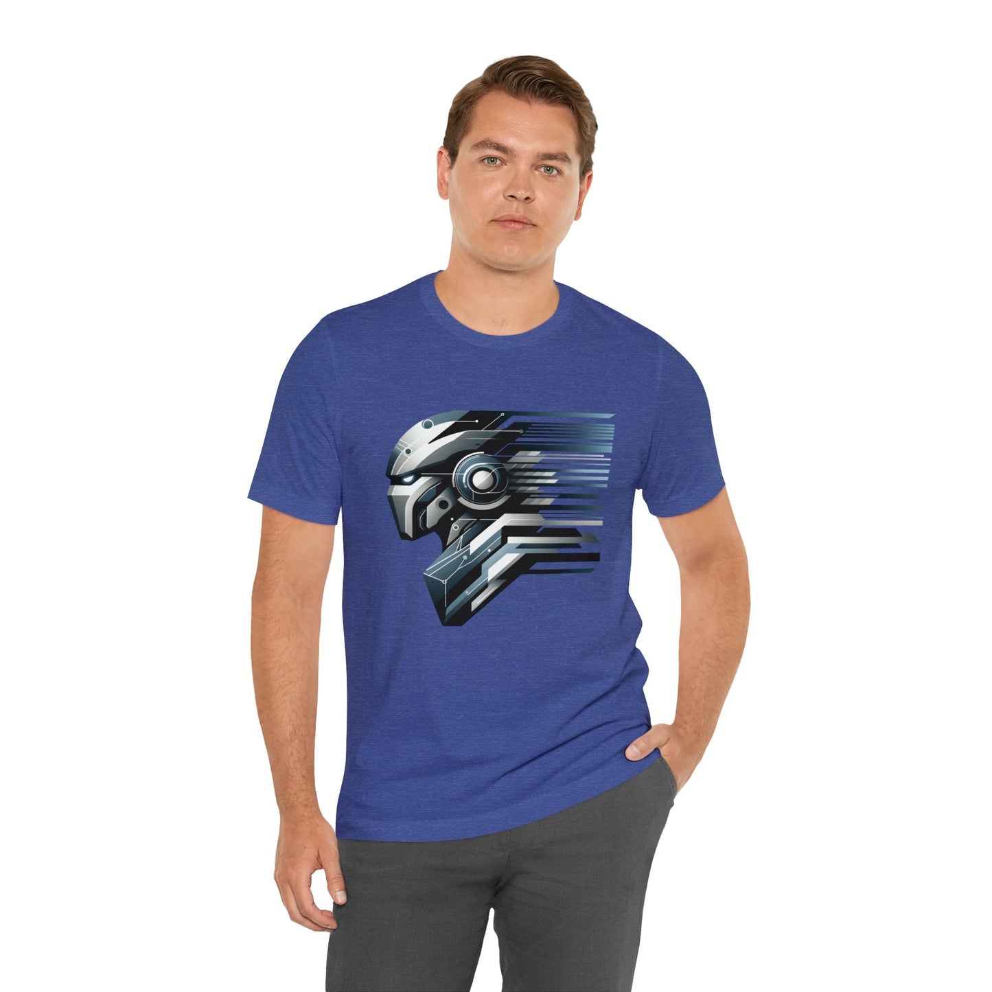 Modern Mech Warrior T-Shirt - Sleek, Breathable Cotton Tee unisex - GG