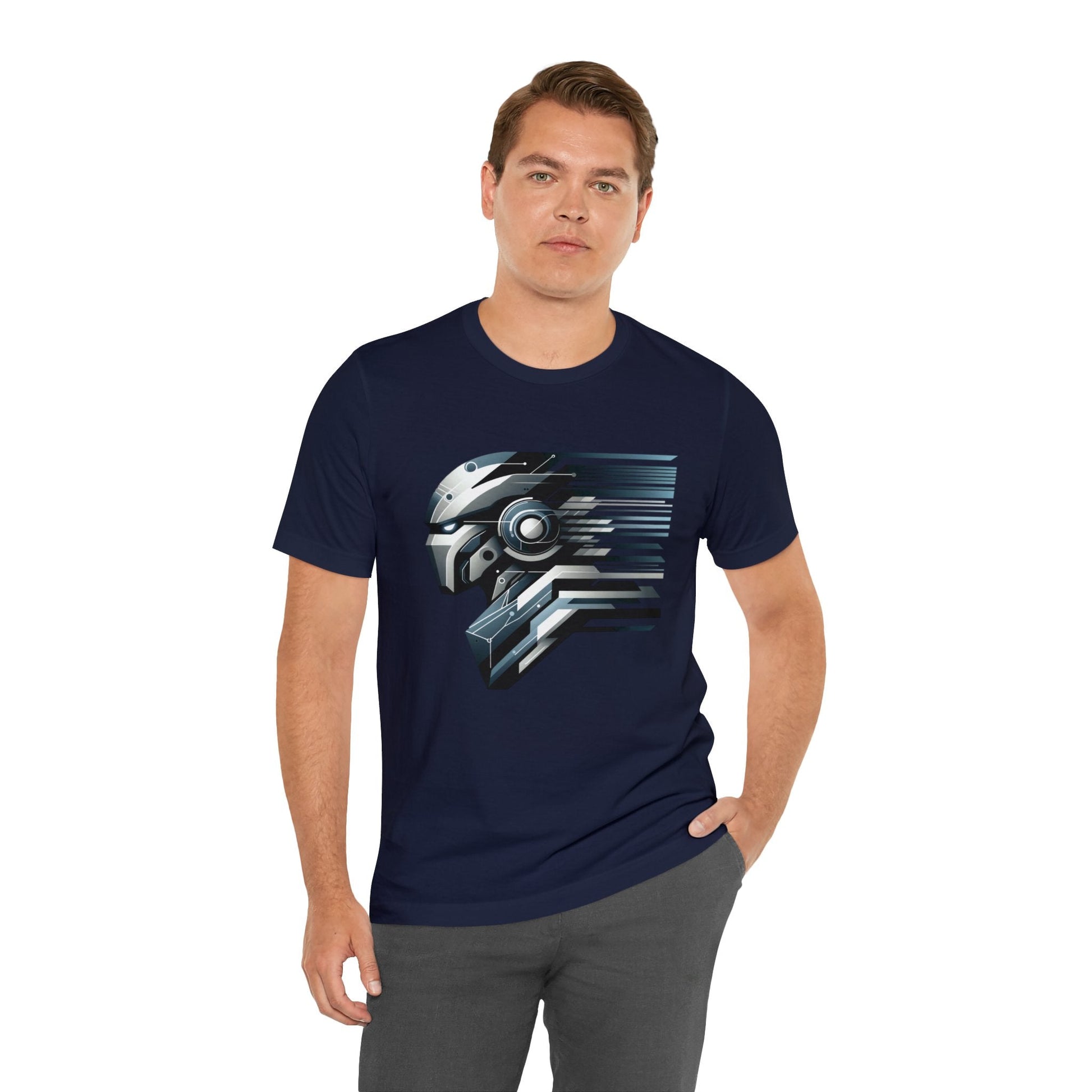 Modern Mech Warrior T-Shirt - Sleek, Breathable Cotton Tee unisex - GG