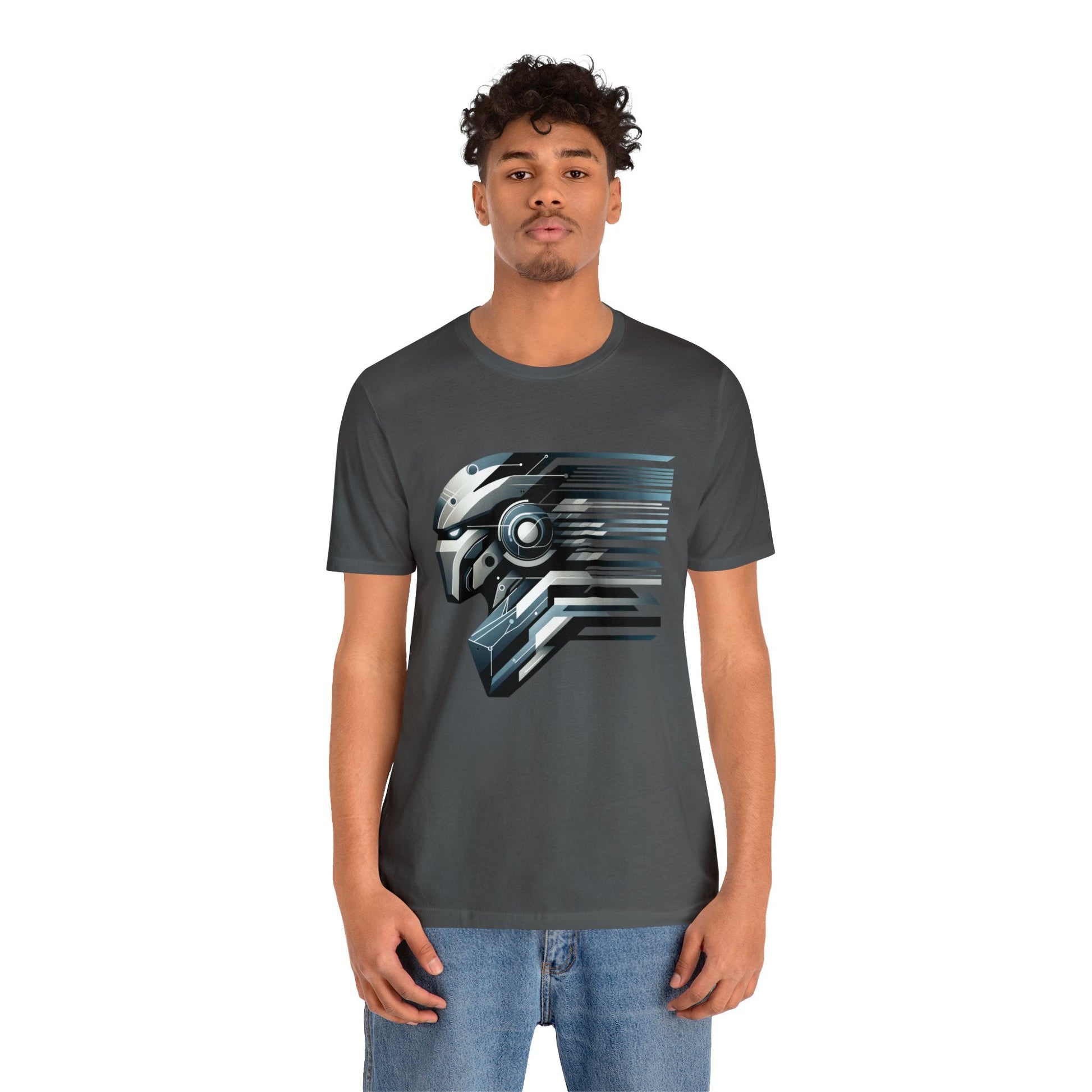 Modern Mech Warrior T-Shirt - Sleek, Breathable Cotton Tee unisex - GG