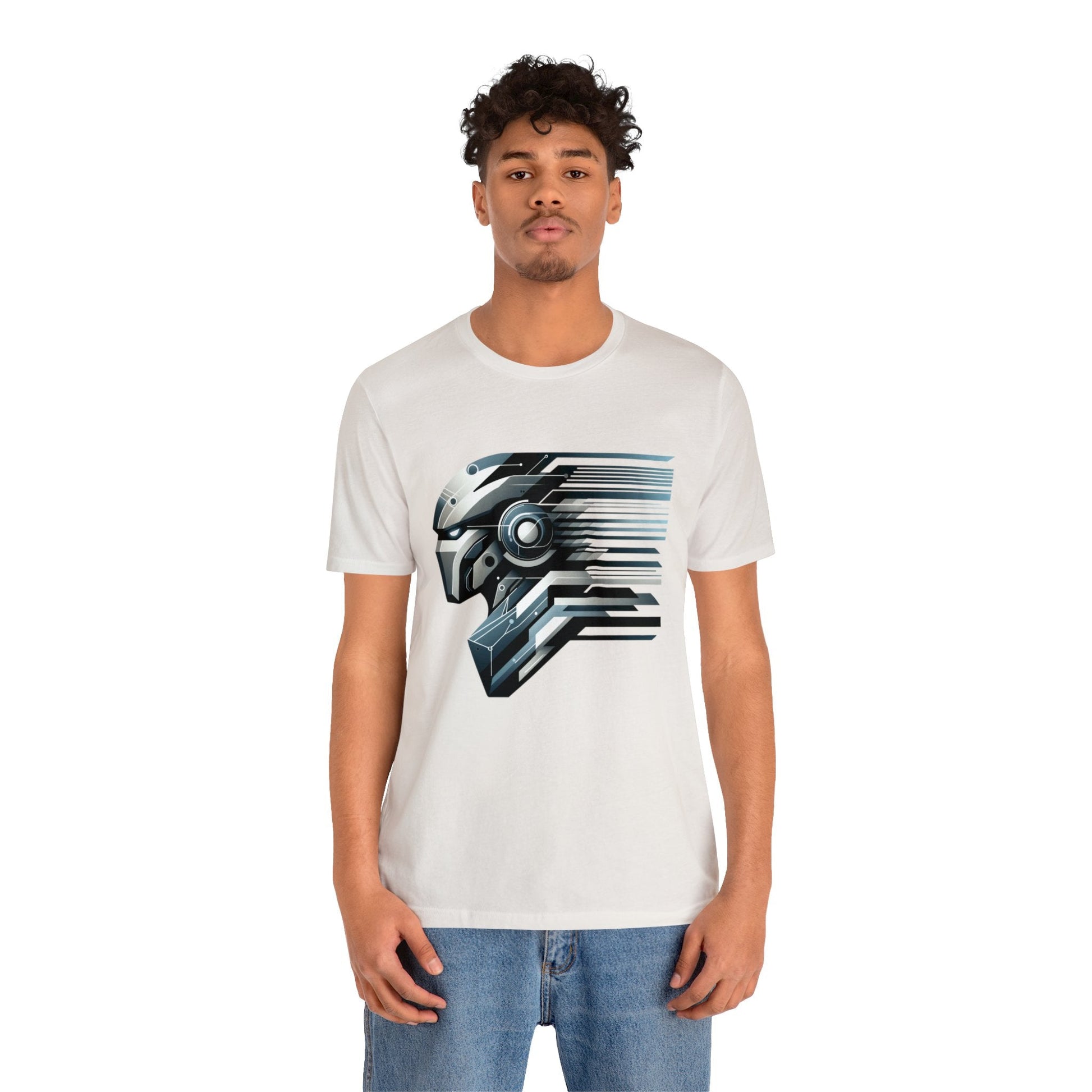 Modern Mech Warrior T-Shirt - Sleek, Breathable Cotton Tee unisex - GG