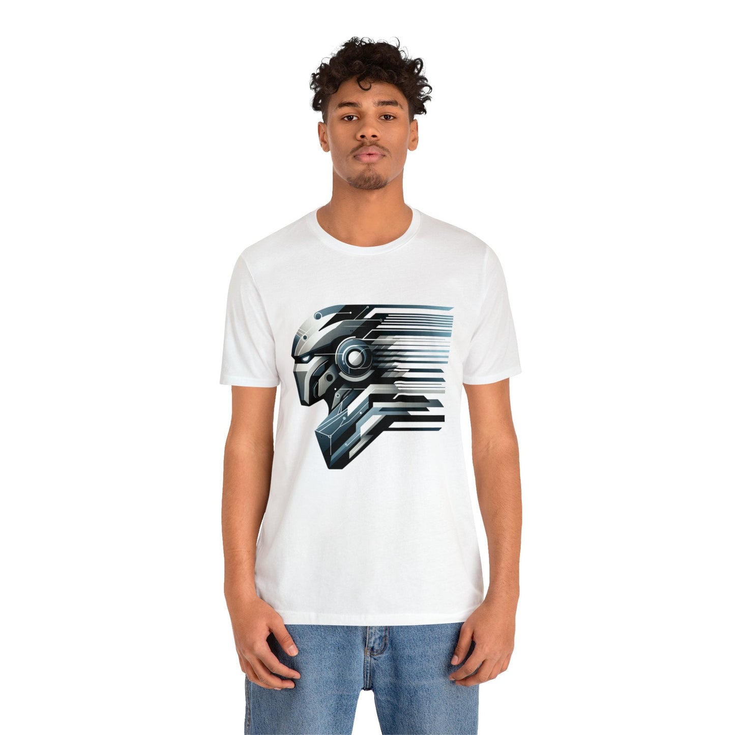 Modern Mech Warrior T-Shirt - Sleek, Breathable Cotton Tee unisex - GG