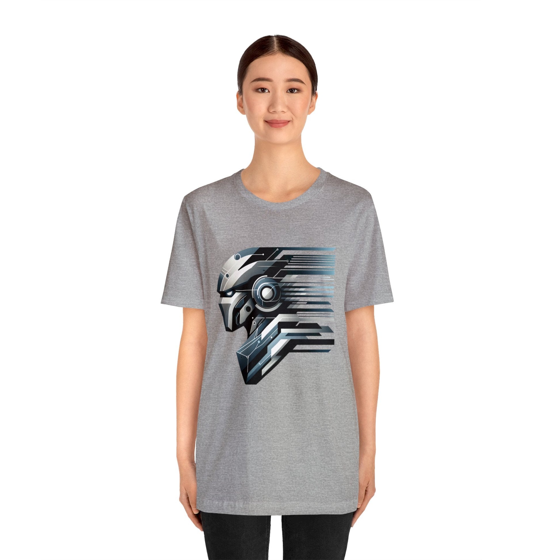 Modern Mech Warrior T-Shirt - Sleek, Breathable Cotton Tee unisex - GG