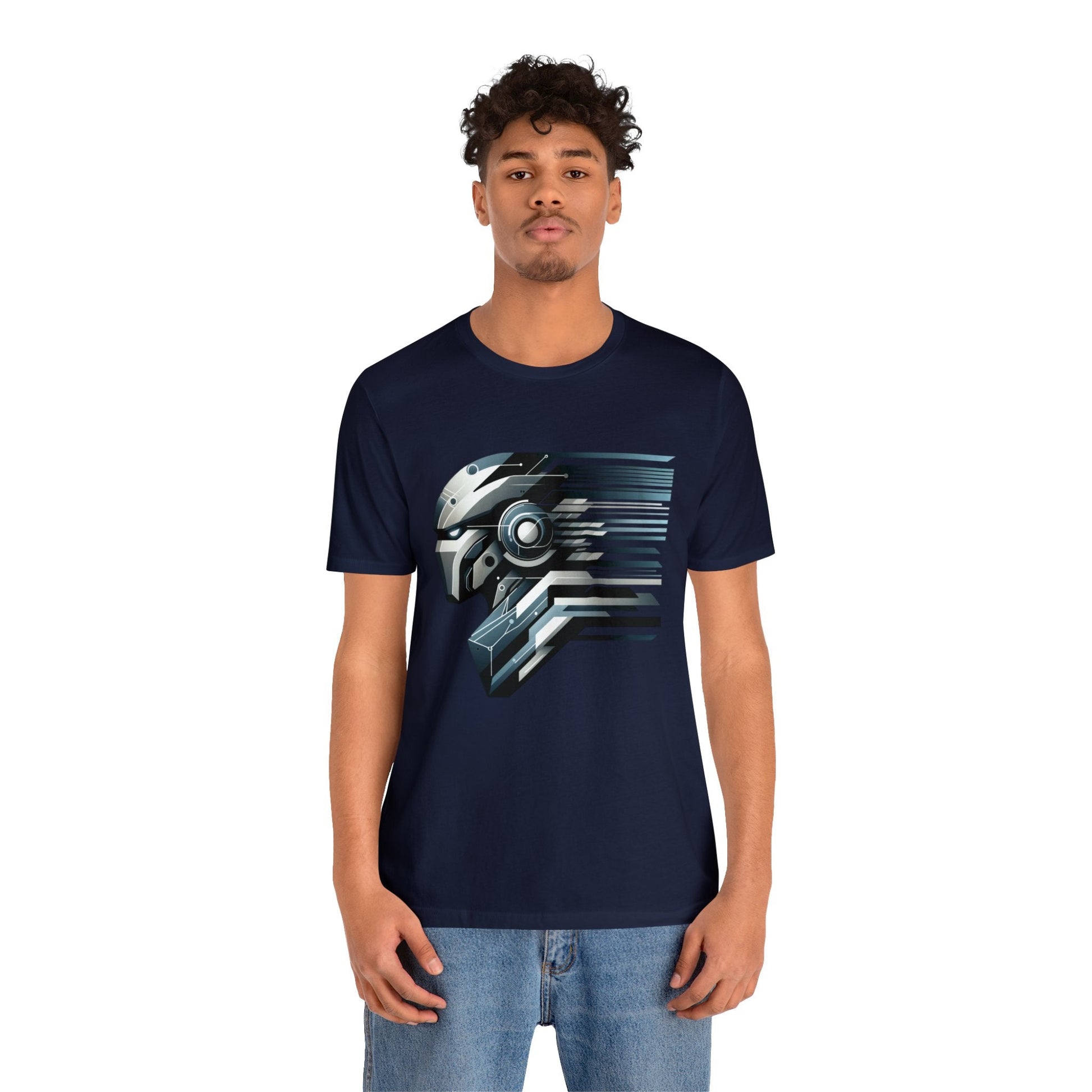 Modern Mech Warrior T-Shirt - Sleek, Breathable Cotton Tee unisex - GG