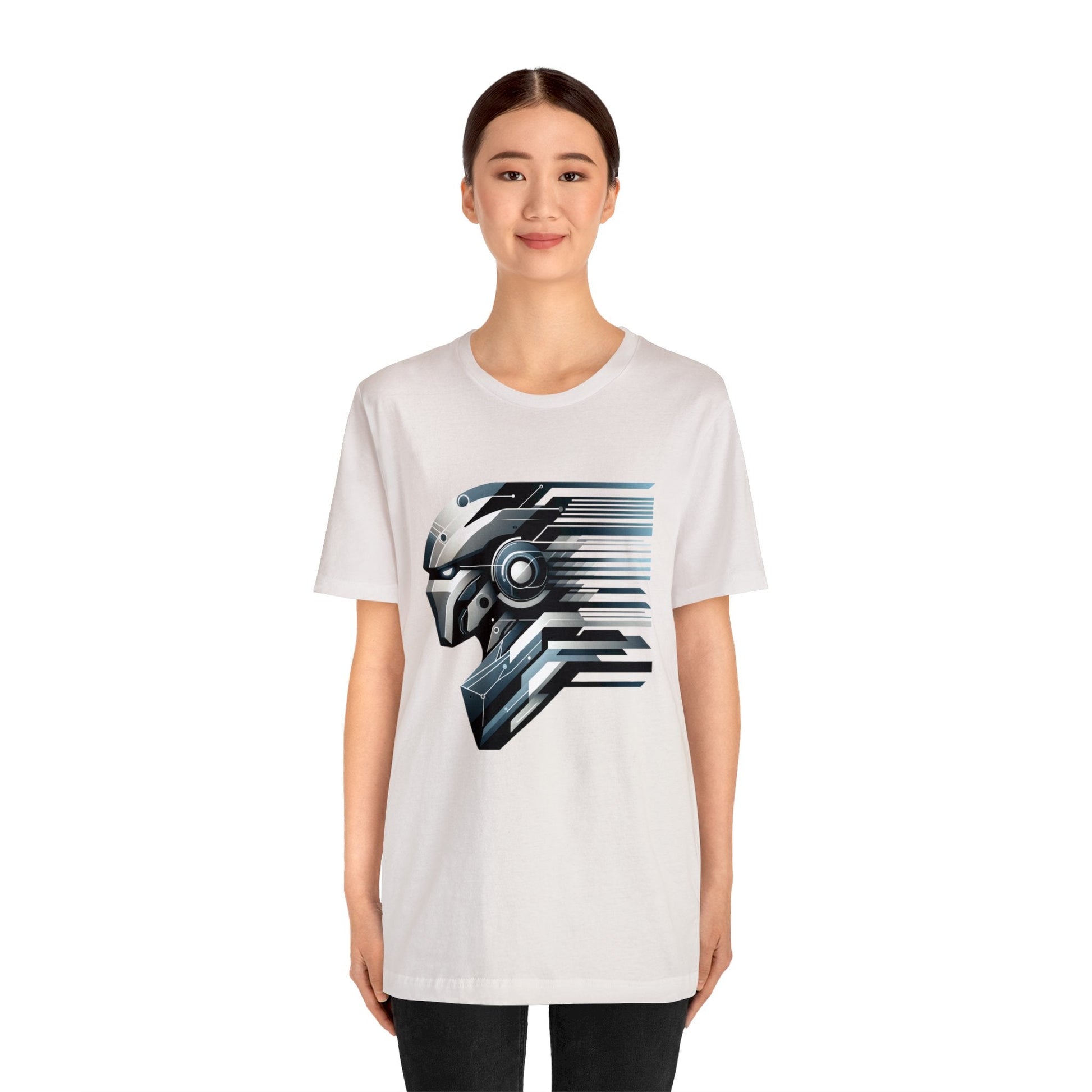 Modern Mech Warrior T-Shirt - Sleek, Breathable Cotton Tee unisex - GG